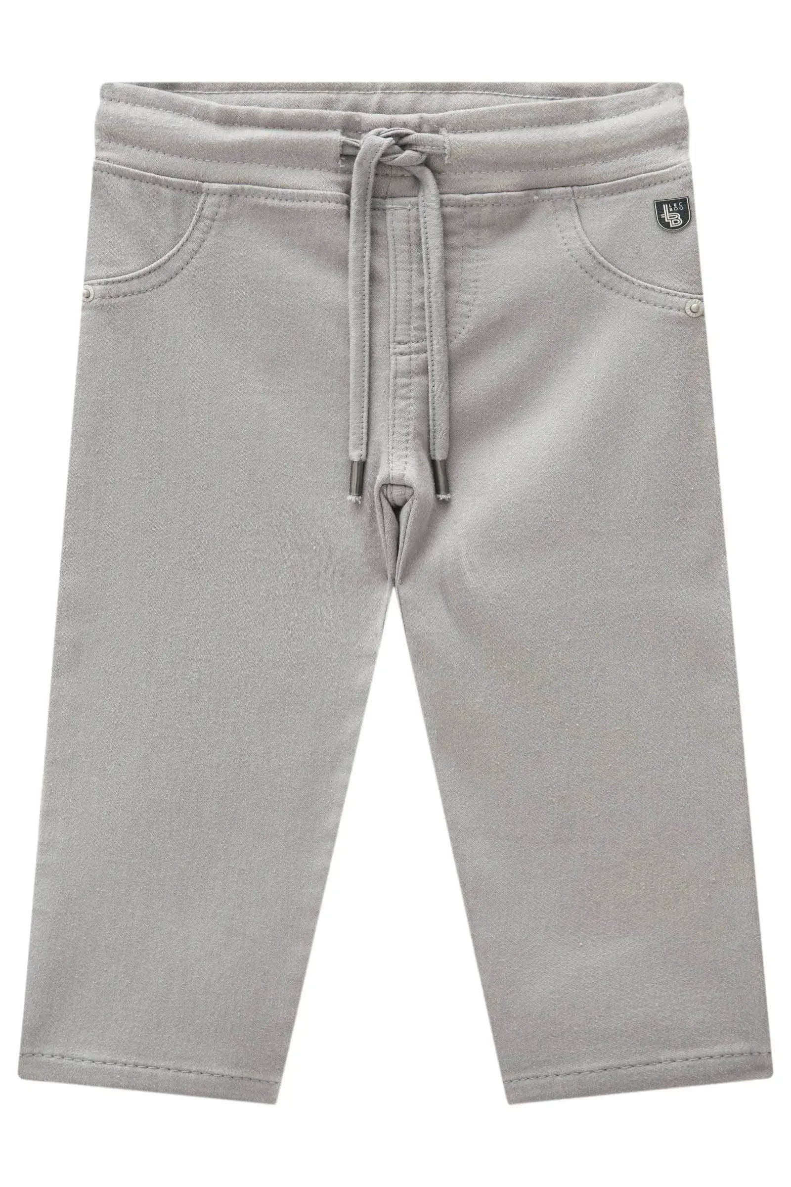 Calça Skinny em Sarja Soft com Elastano 84538 LucBoo Bebê Menino