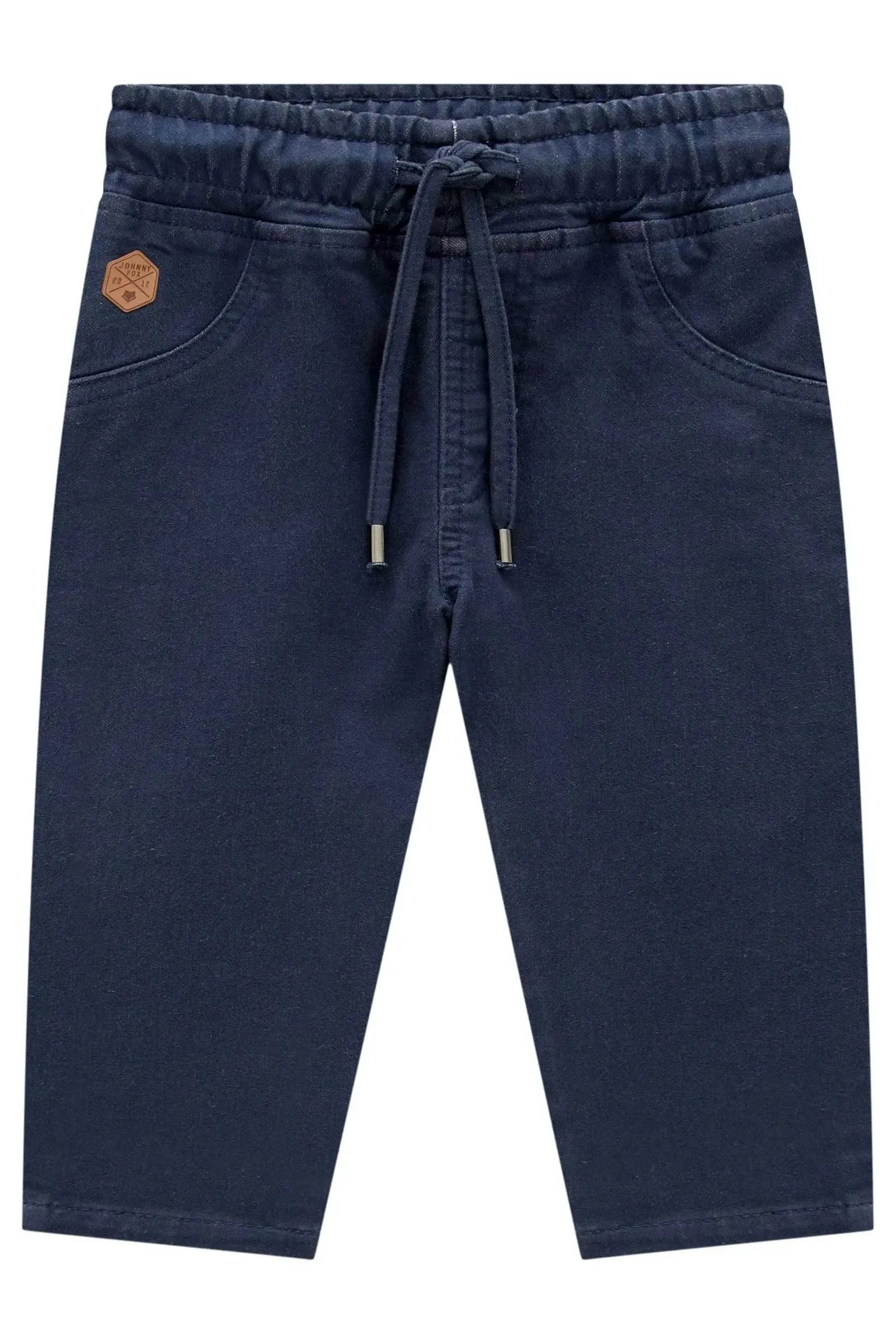 Calça Skinny em Sarja Squash com Elastano 94860 Johnny Fox Teen Menino