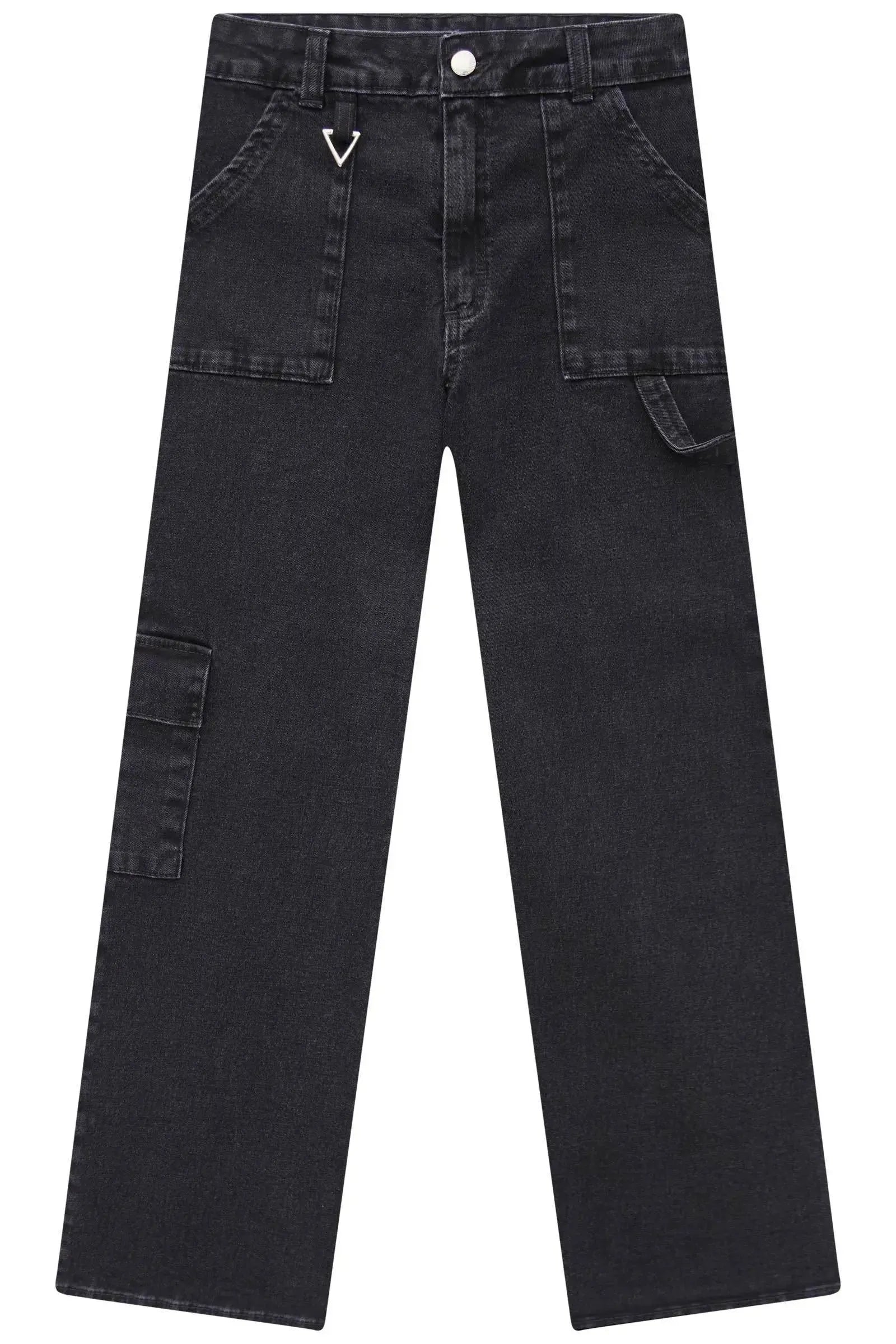 Calça Wide Leg Cargo em Jeans com Elastano 83548 Vic&Vicky Teen Menina