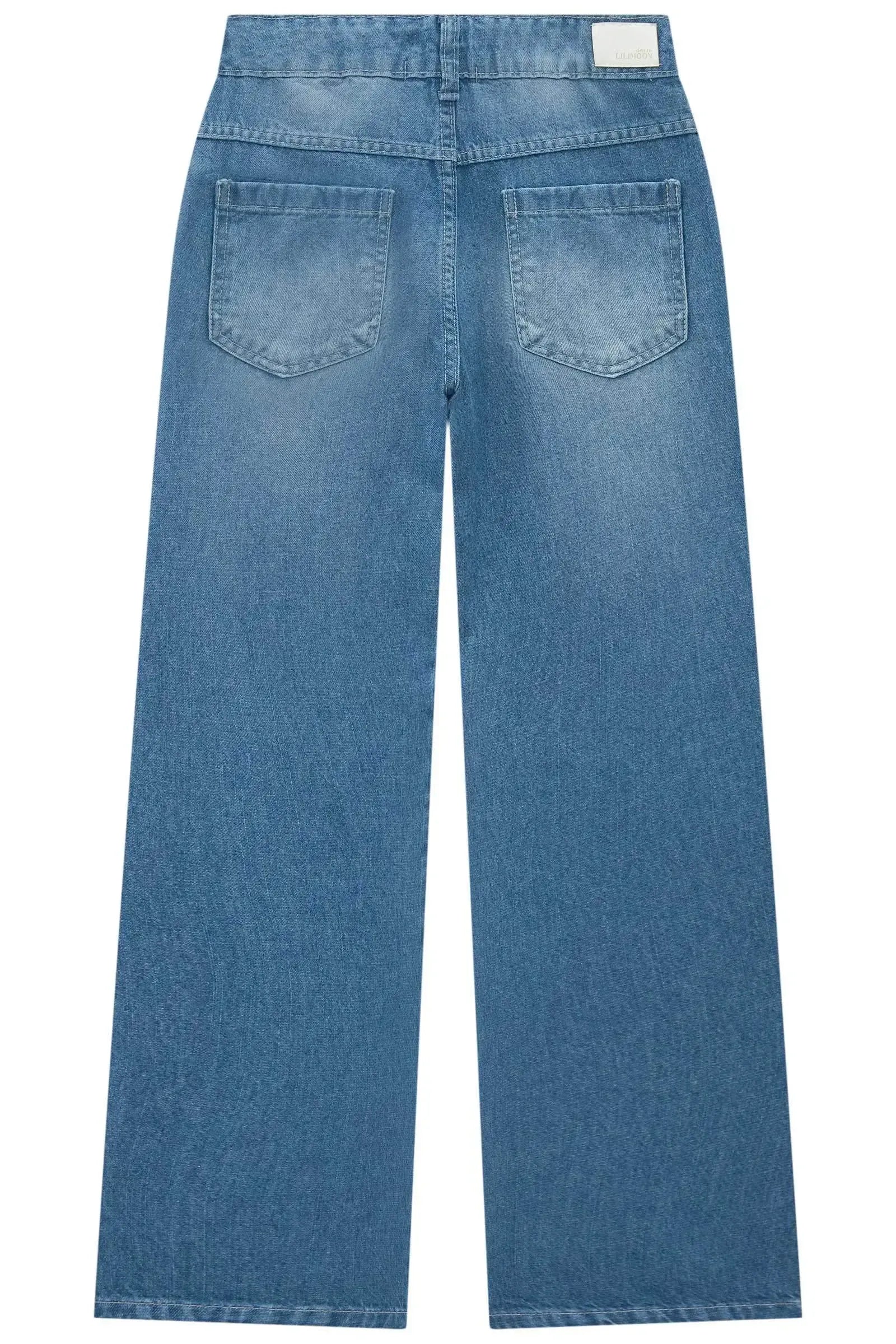 Calça Wide Leg em Jeans Arkansas 94402 Lilimoon Teen Menina