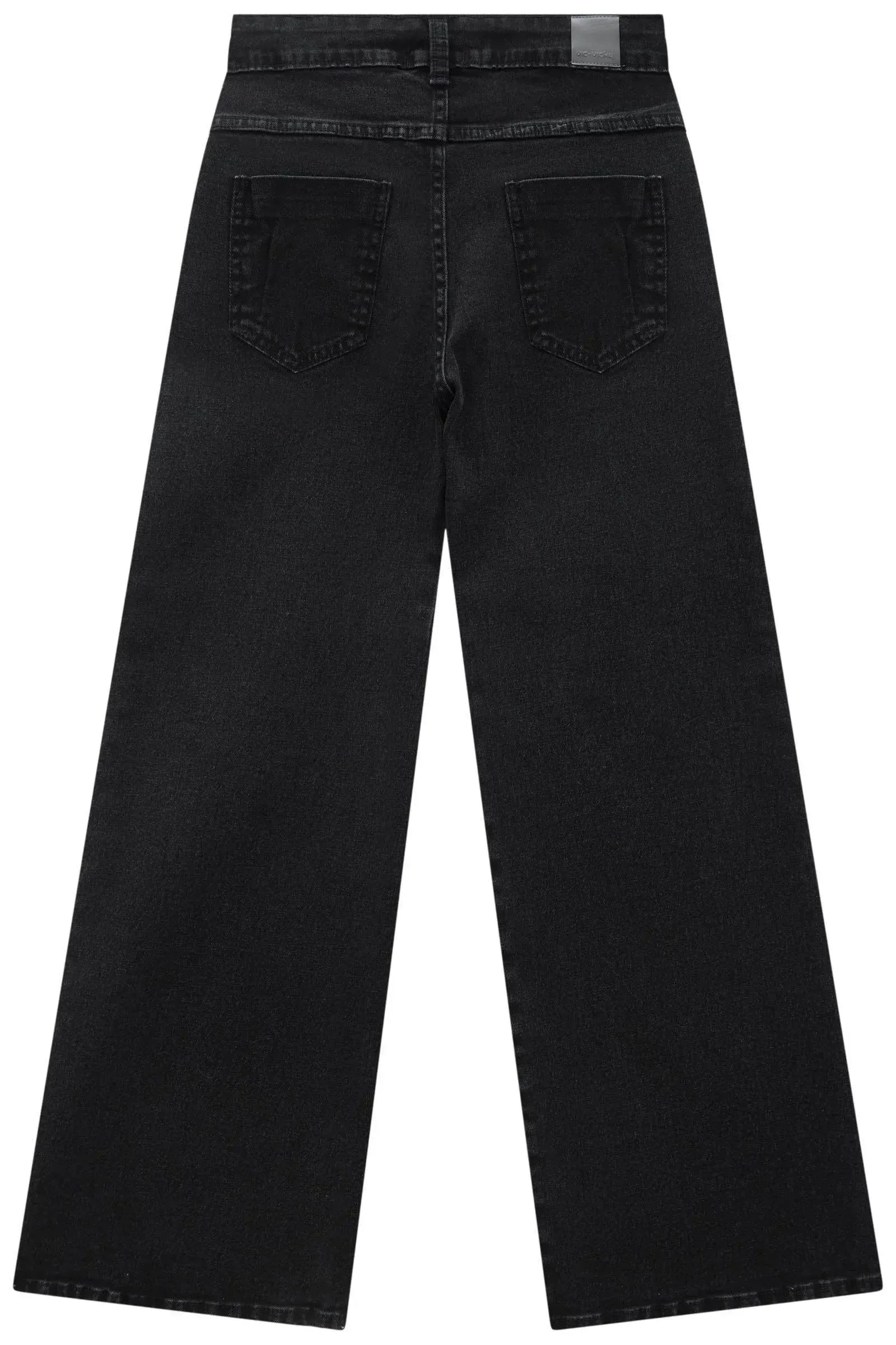 Calça Wide Leg em Jeans com Elastano 90188 Vic&Vicky Teen Menina