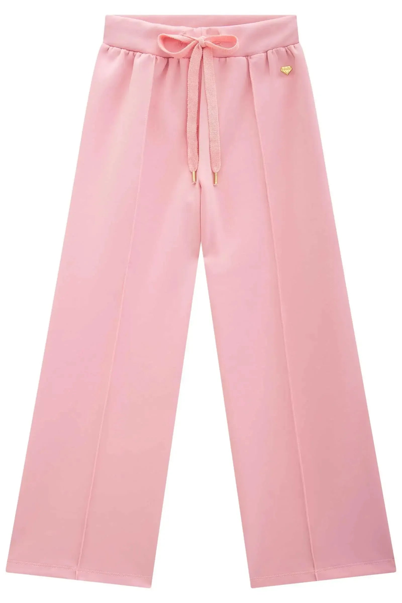 Calça Wide Leg em Malha Tecnonew 89224 Infanti Infantil Menina