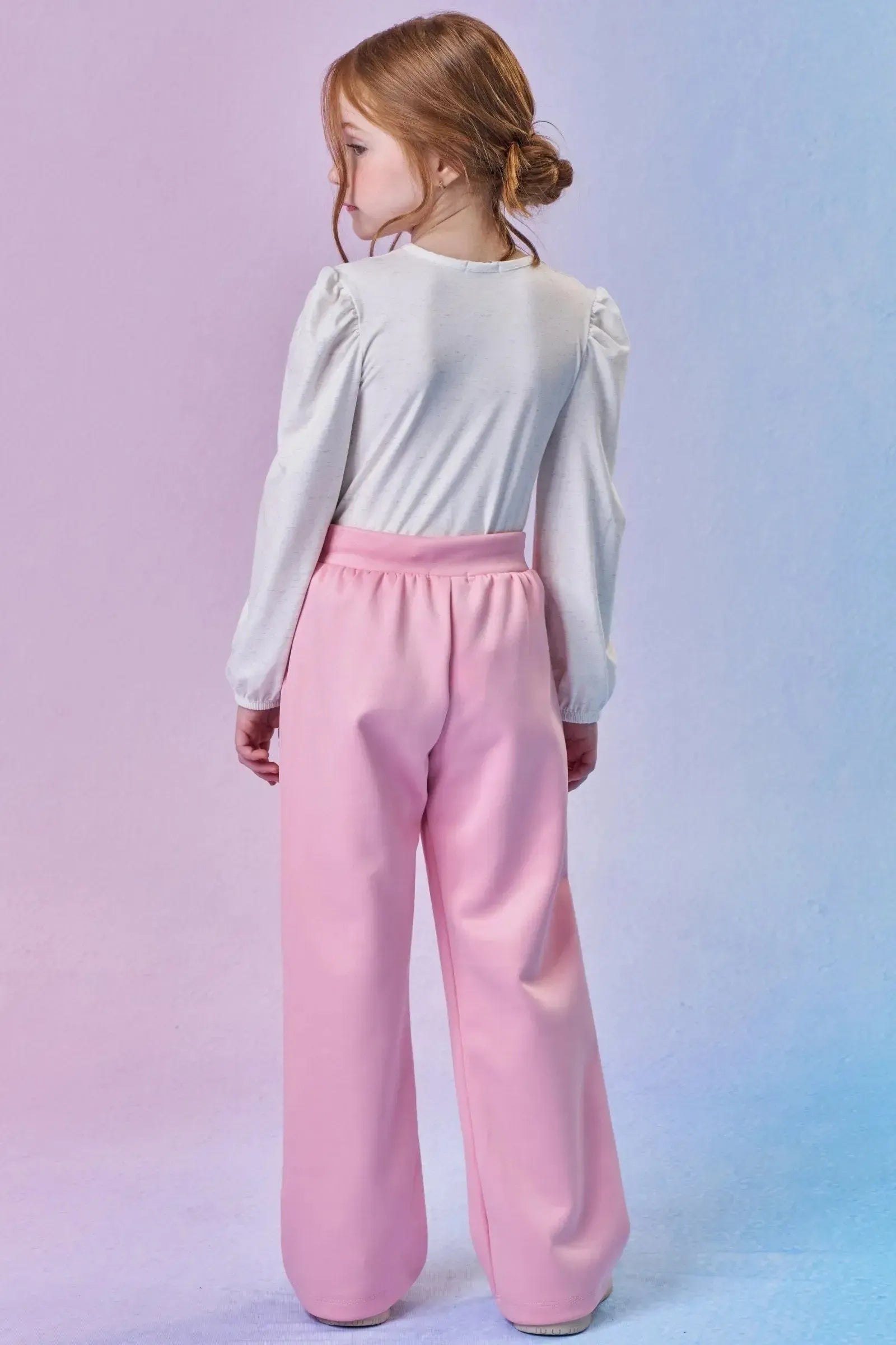 Calça Wide Leg em Malha Tecnonew 89224 Infanti Infantil Menina