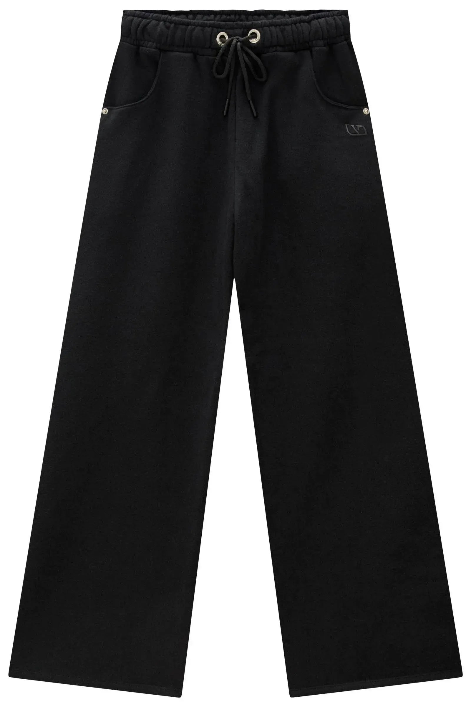 Calça Wide Leg em Moletom com Pelúcia 90866 Vic&Vicky Teen Menina
