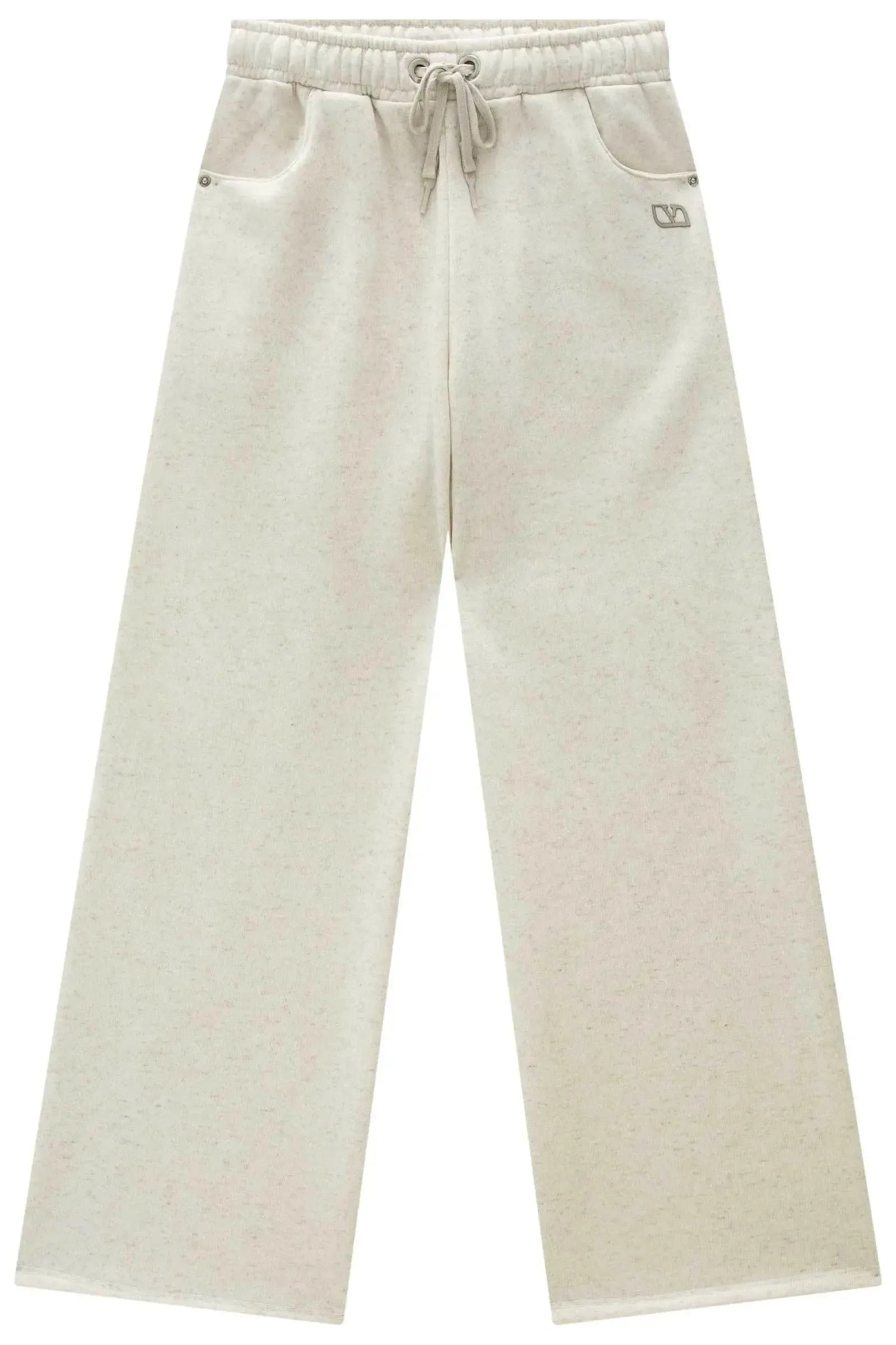 Calça Wide Leg em Moletom com Pelúcia 90867 Vic&Vicky Teen Menina