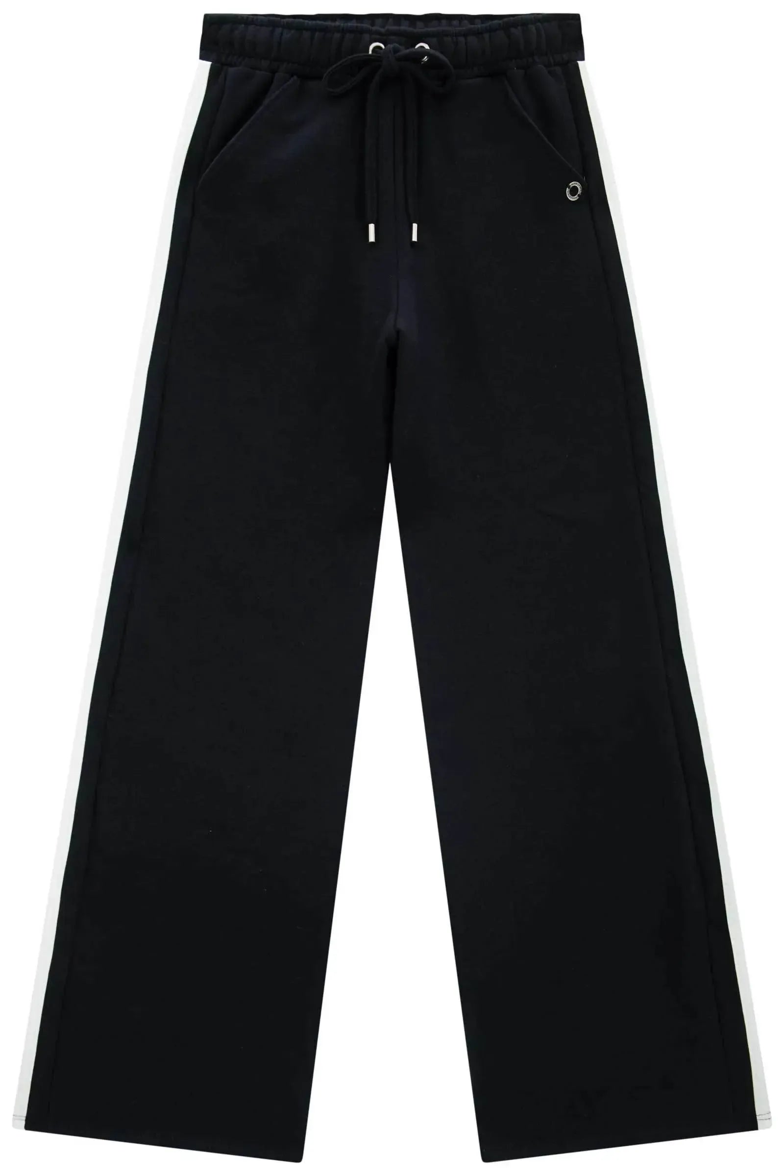 Calça Wide Leg em Moletom sem Pelúcia 90443 Lilimoon Teen Menina