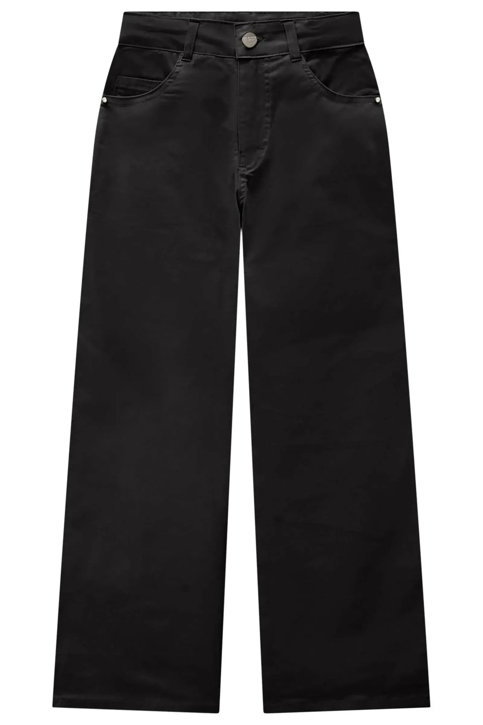 Calça Wide Leg em Sarja com Elastano 83407 Lilimoon Teen Menina