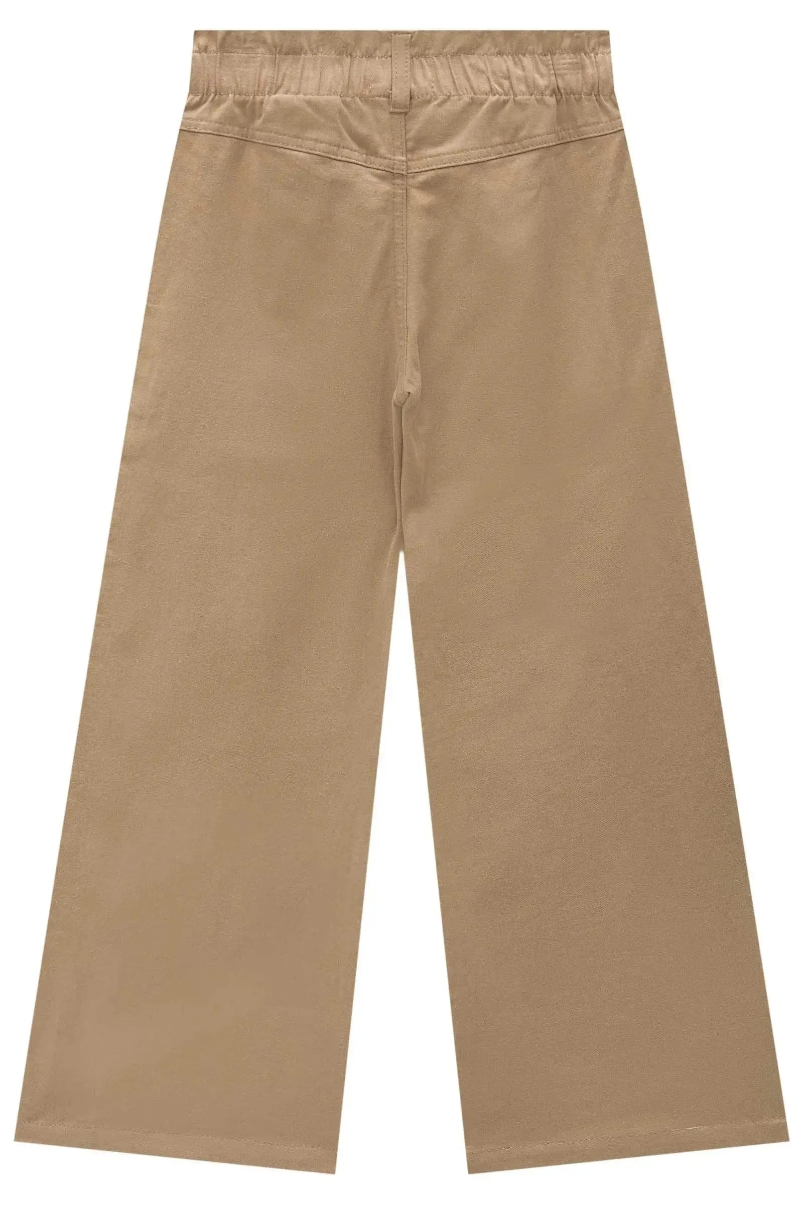 Calça Wide Leg em Sarja com Elastano 92419 Infanti Infantil Menina
