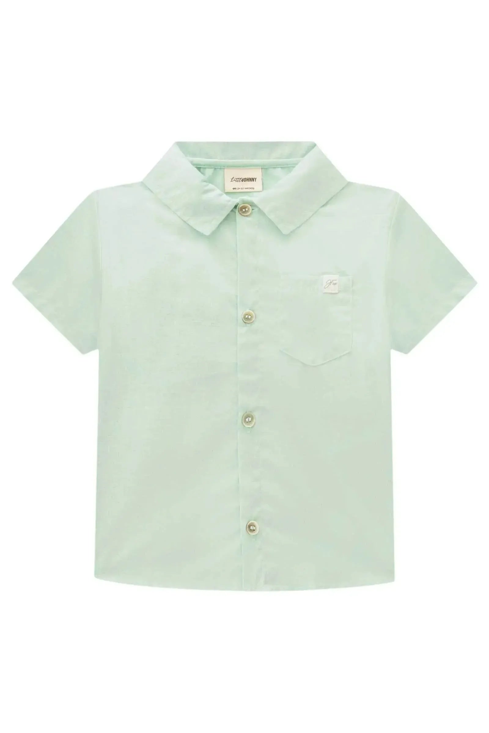 Camisa em Linho Deluxe 86337 Johnny Fox Bebê Menino