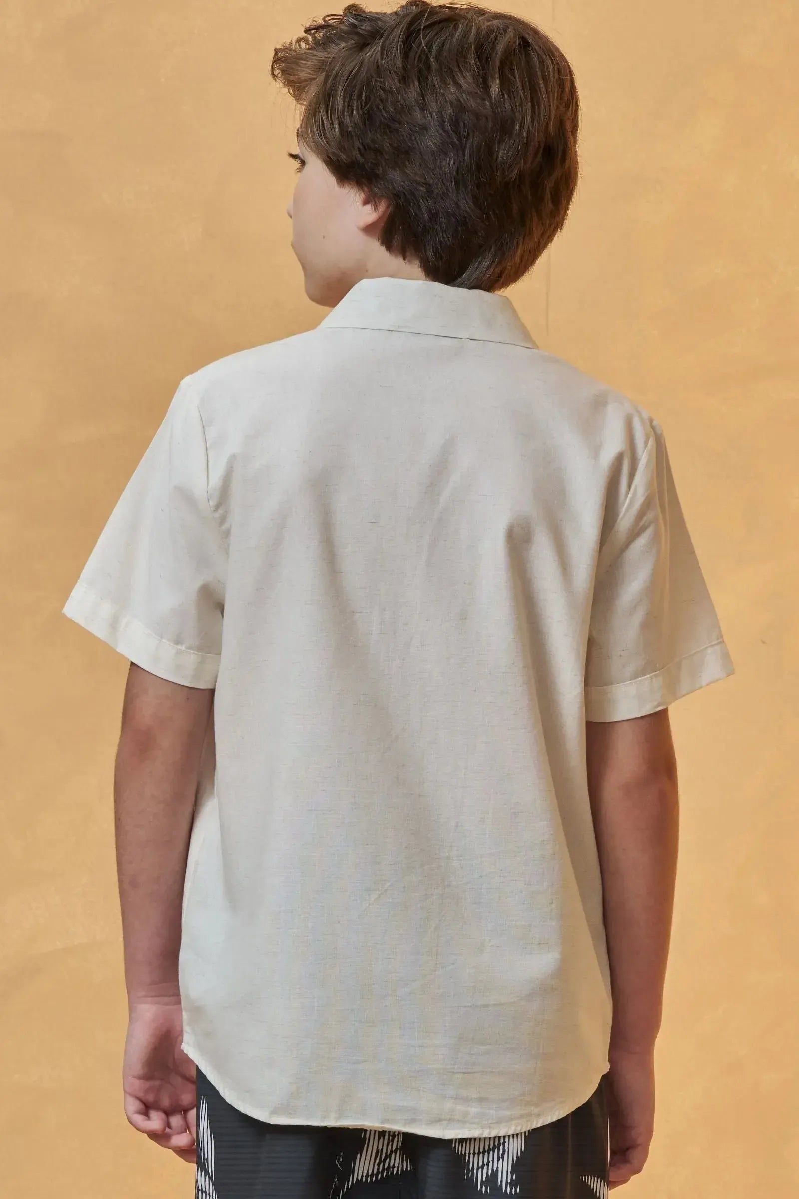 Camisa em Linho Deluxe 95114 Johnny Fox Teen Menino