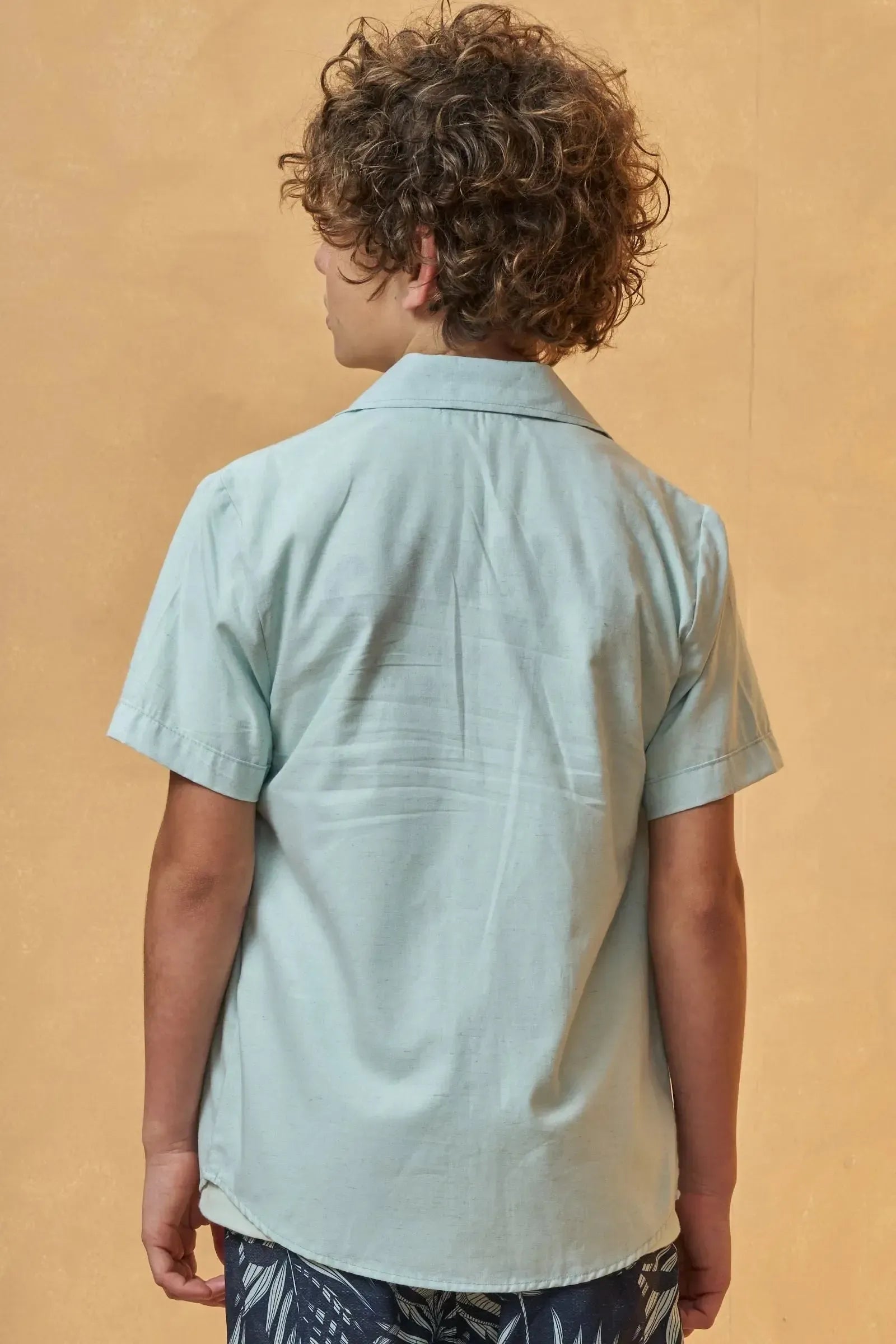Camisa em Linho Deluxe 95114 Johnny Fox Teen Menino