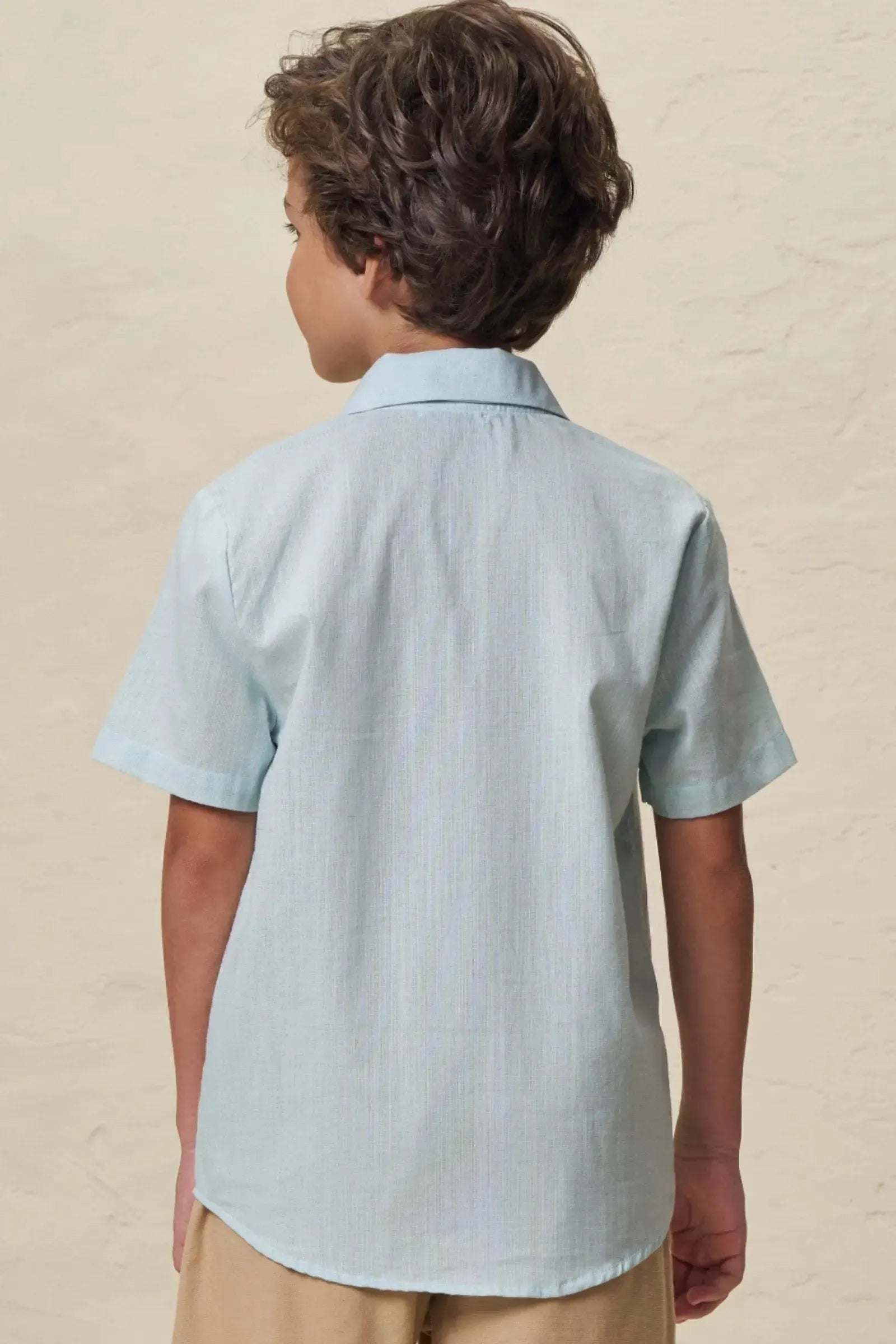 Camisa em Linho Verano 99008 LucBoo Infantil Menino