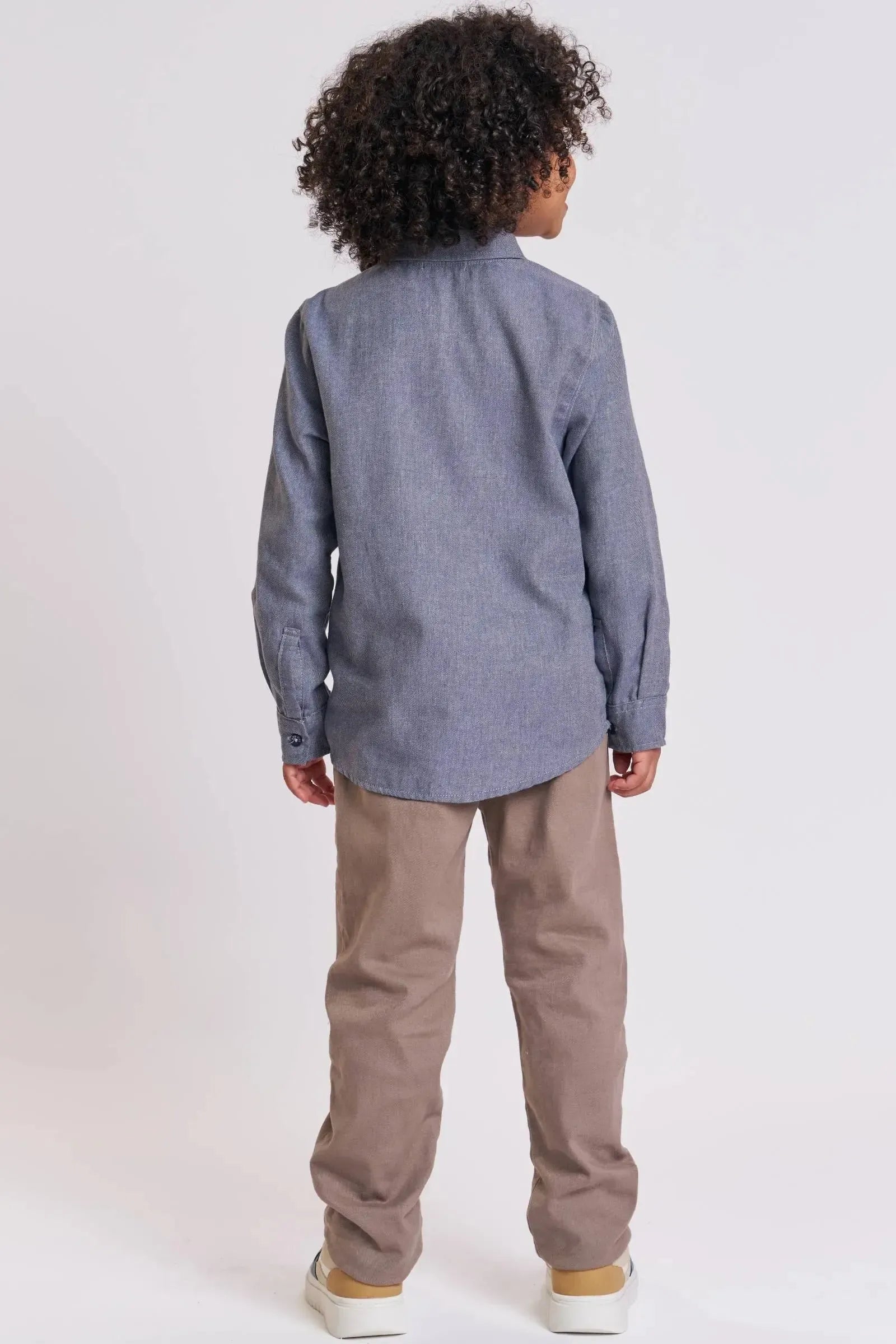 Camisa em Tecido Malibu 89480 LucBoo Infantil Menino