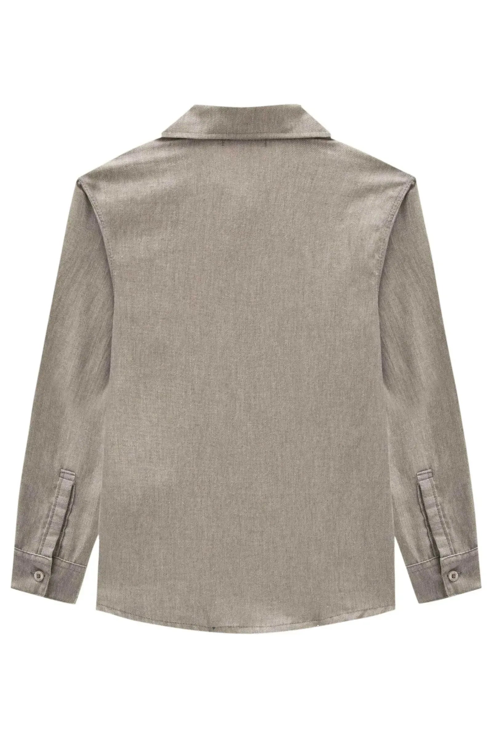 Camisa em Tecido Malibu 89481 LucBoo Infantil Menino