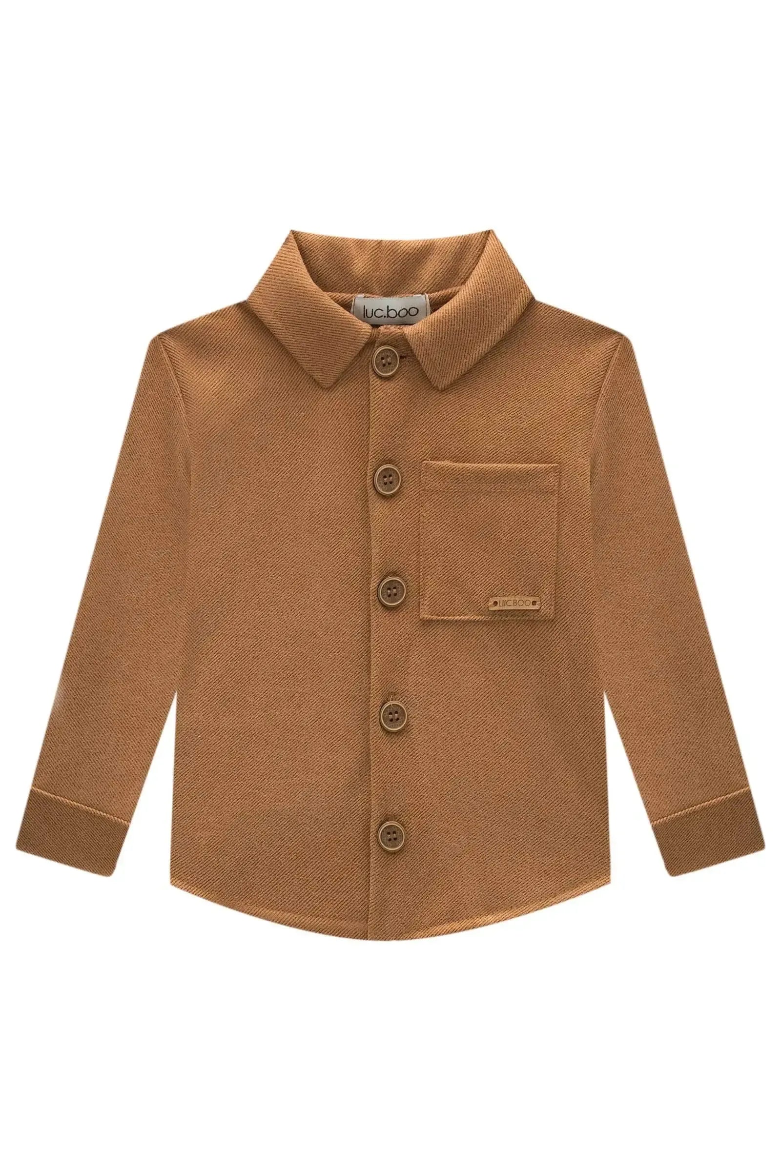 Camisa em Tecido Twill com Elastano 89775 LucBoo Bebê Menino