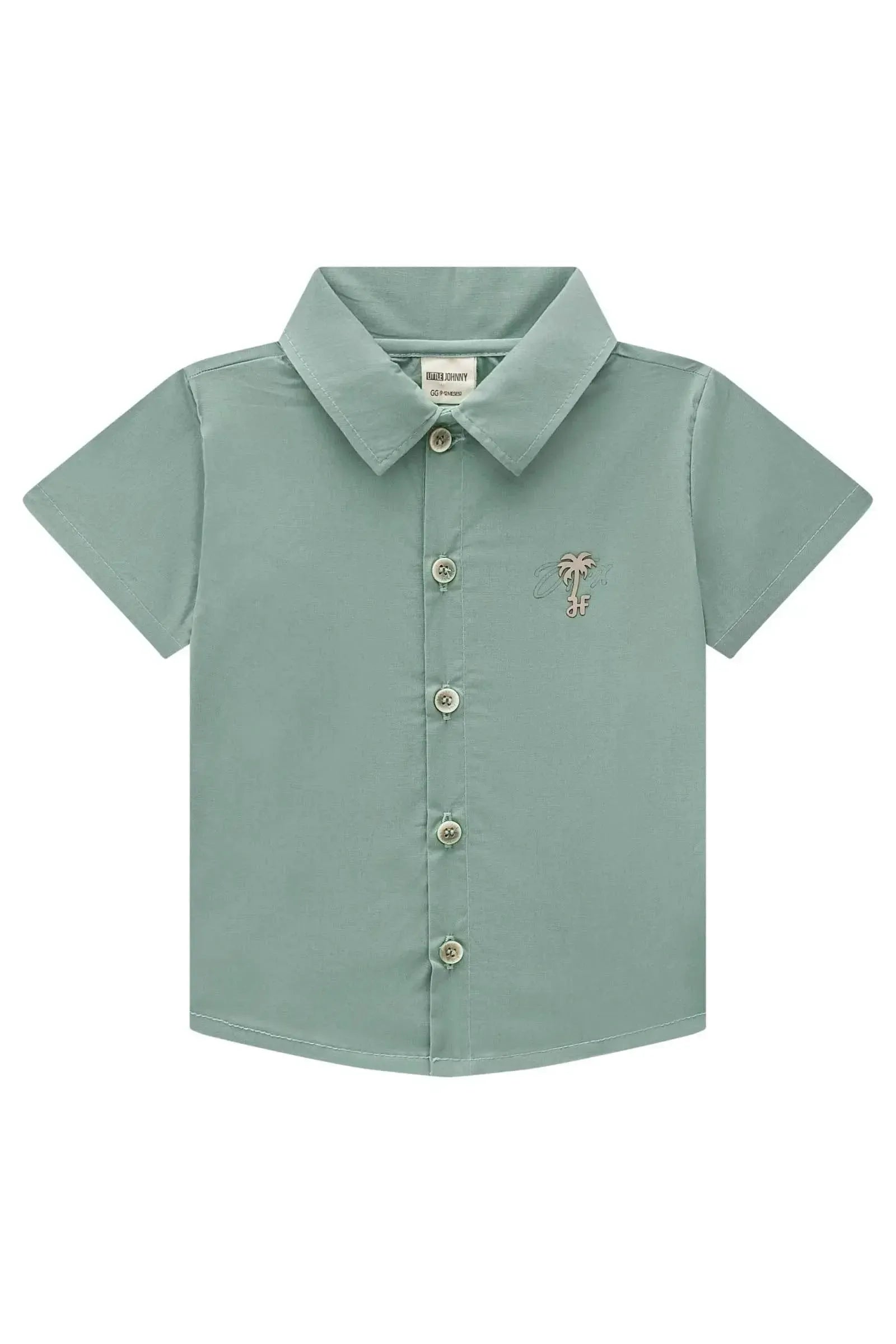 Camisa em Tricoline com Elastano 84263 Johnny Fox Bebê Menino