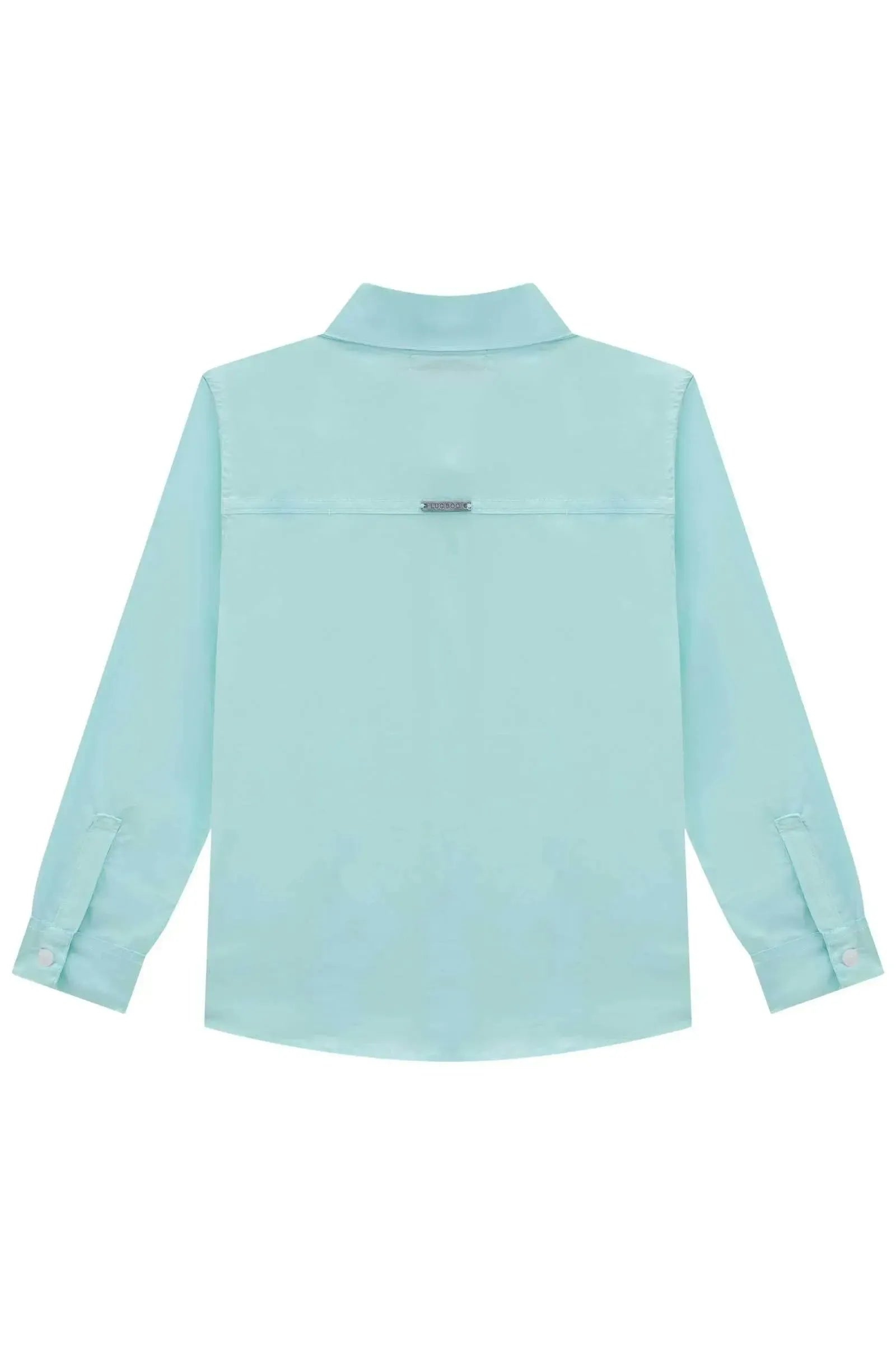 Camisa em Tricoline com Elastano 84831 LucBoo Infantil Menino