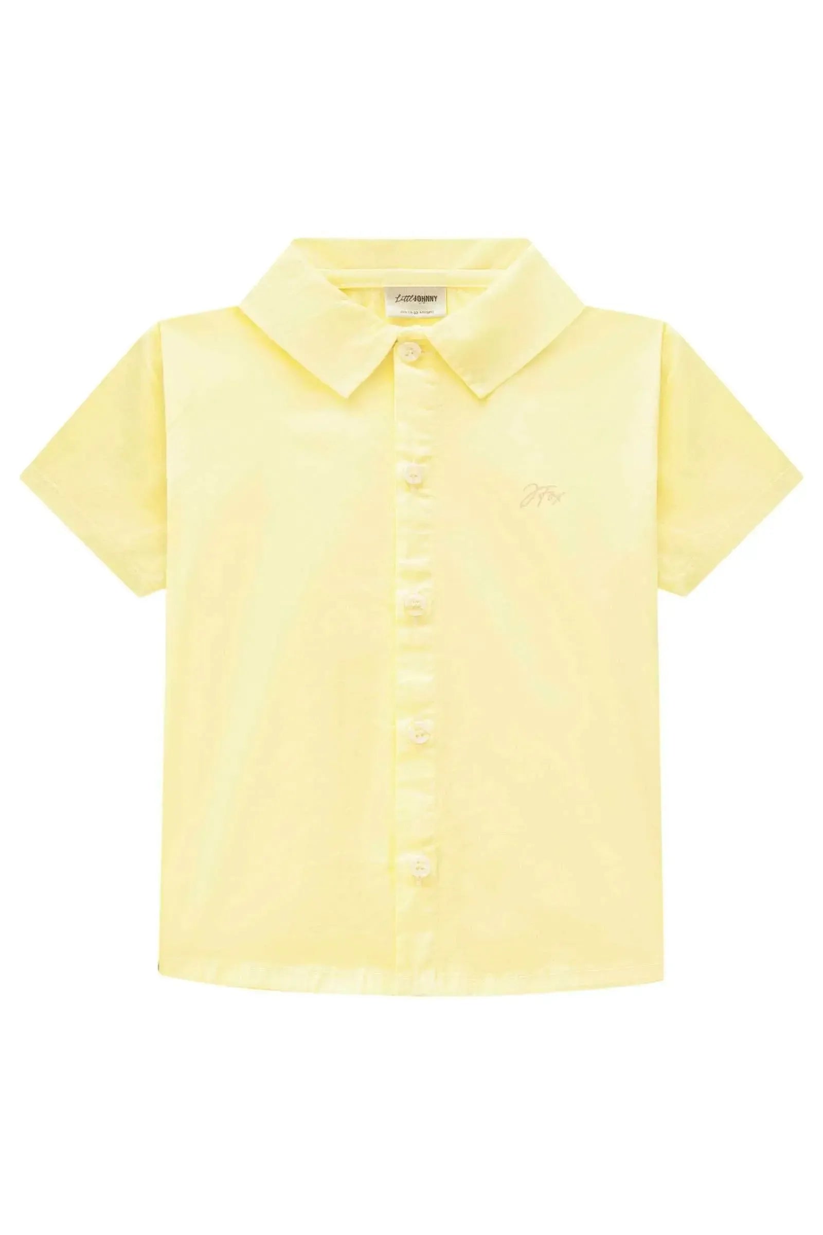 Camisa em Tricoline Mônaco com Elastano 86338 Johnny Fox Bebê Menino
