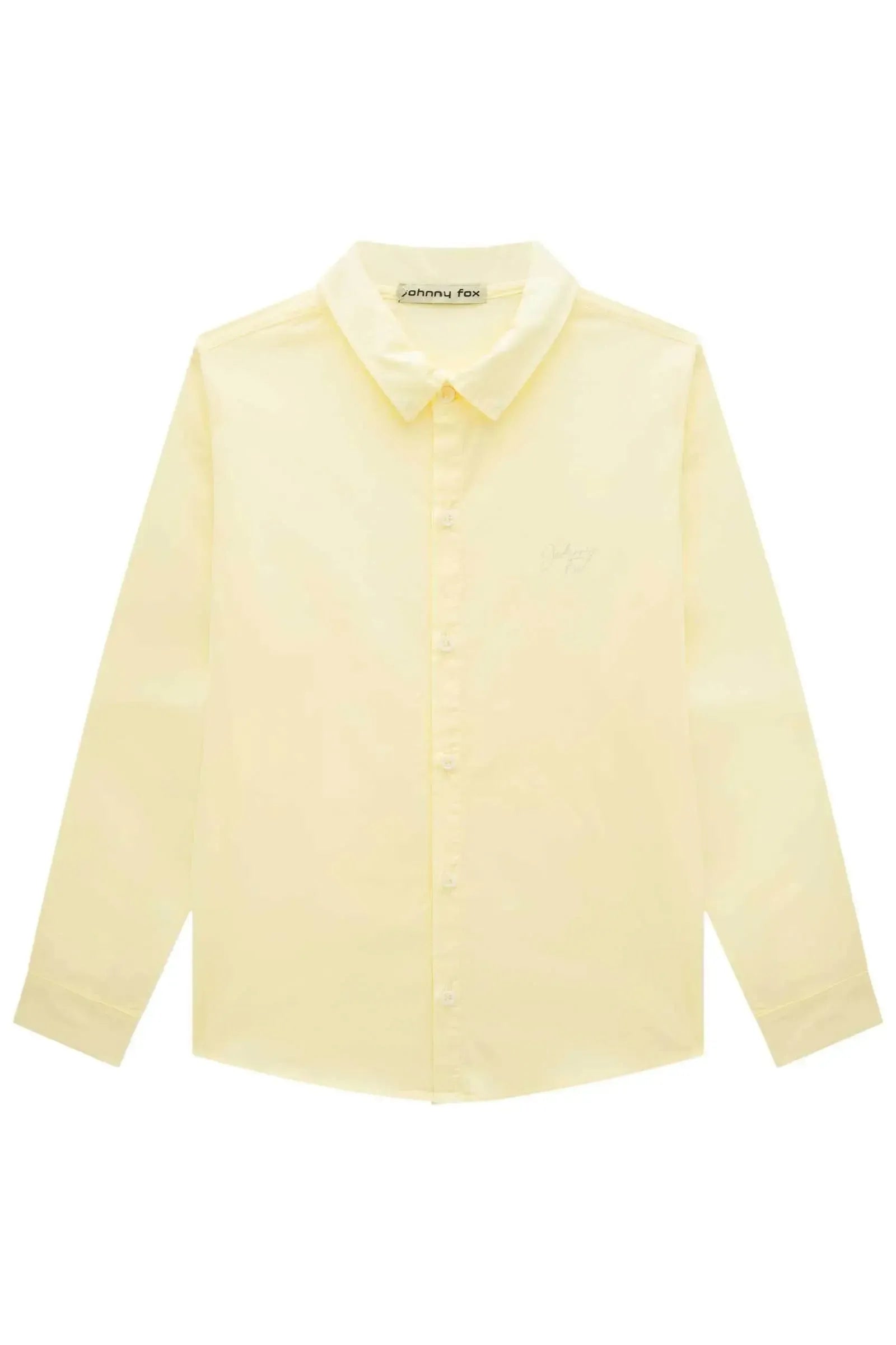 Camisa em Tricoline Mônaco com Elastano 86839 Johnny Fox Teen Menino