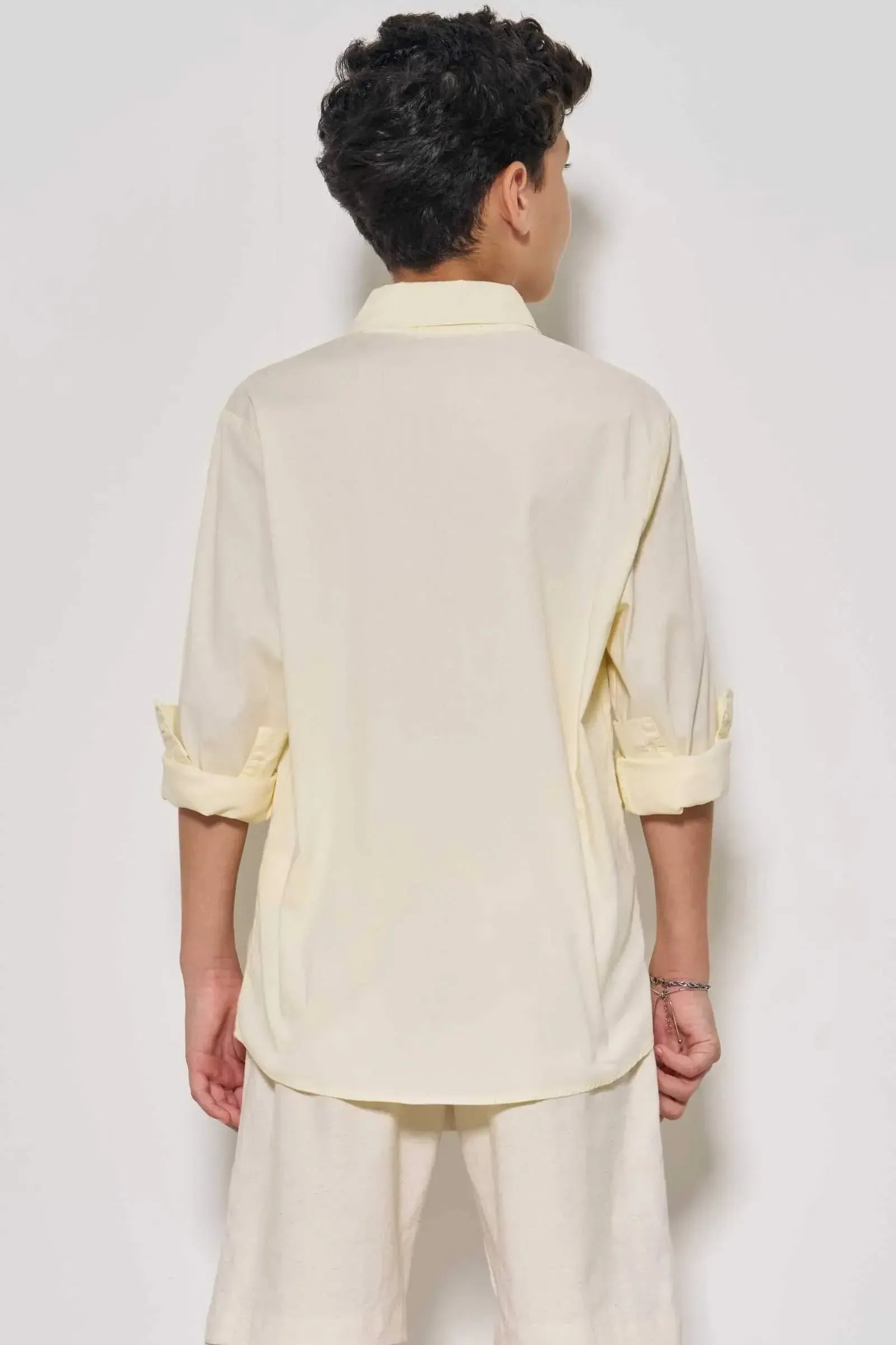 Camisa em Tricoline Mônaco com Elastano 86839 Johnny Fox Teen Menino