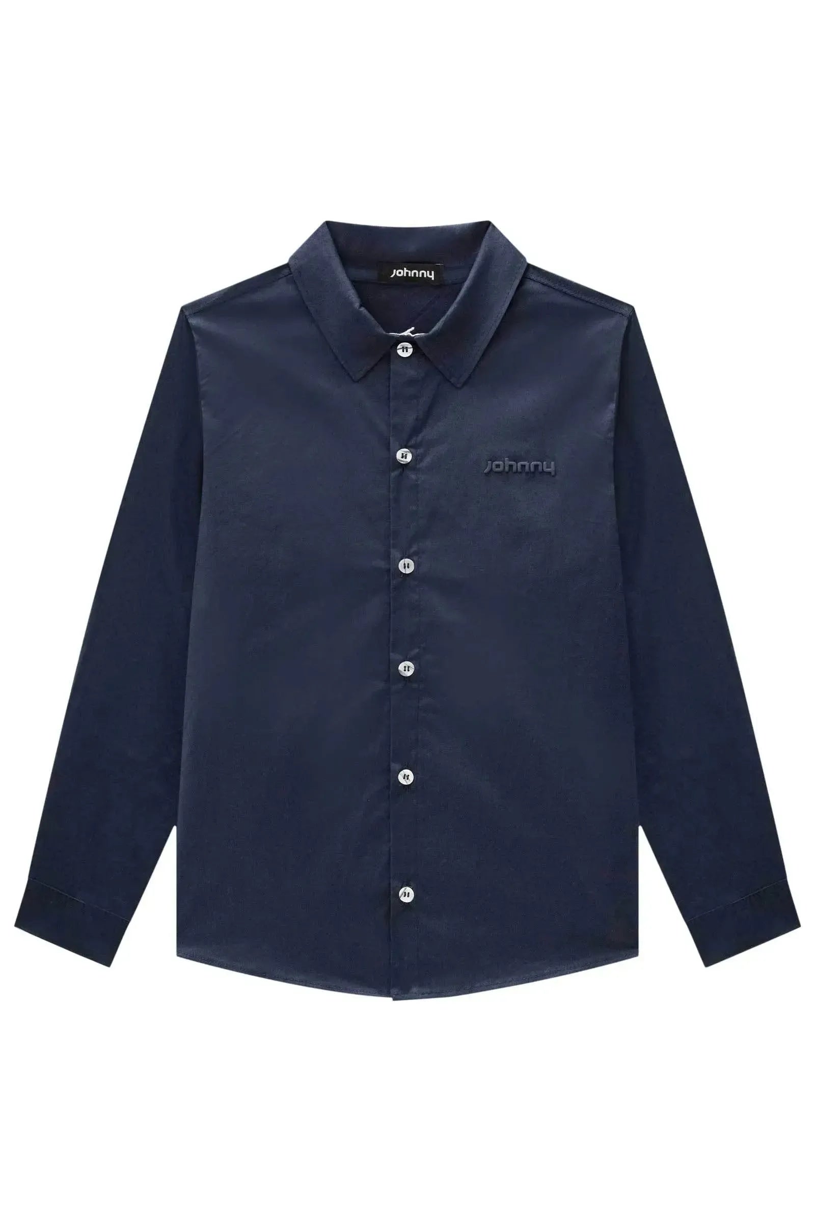 Camisa em Tricoline Mônaco com Elastano 89113 Johnny Fox Teen Menino