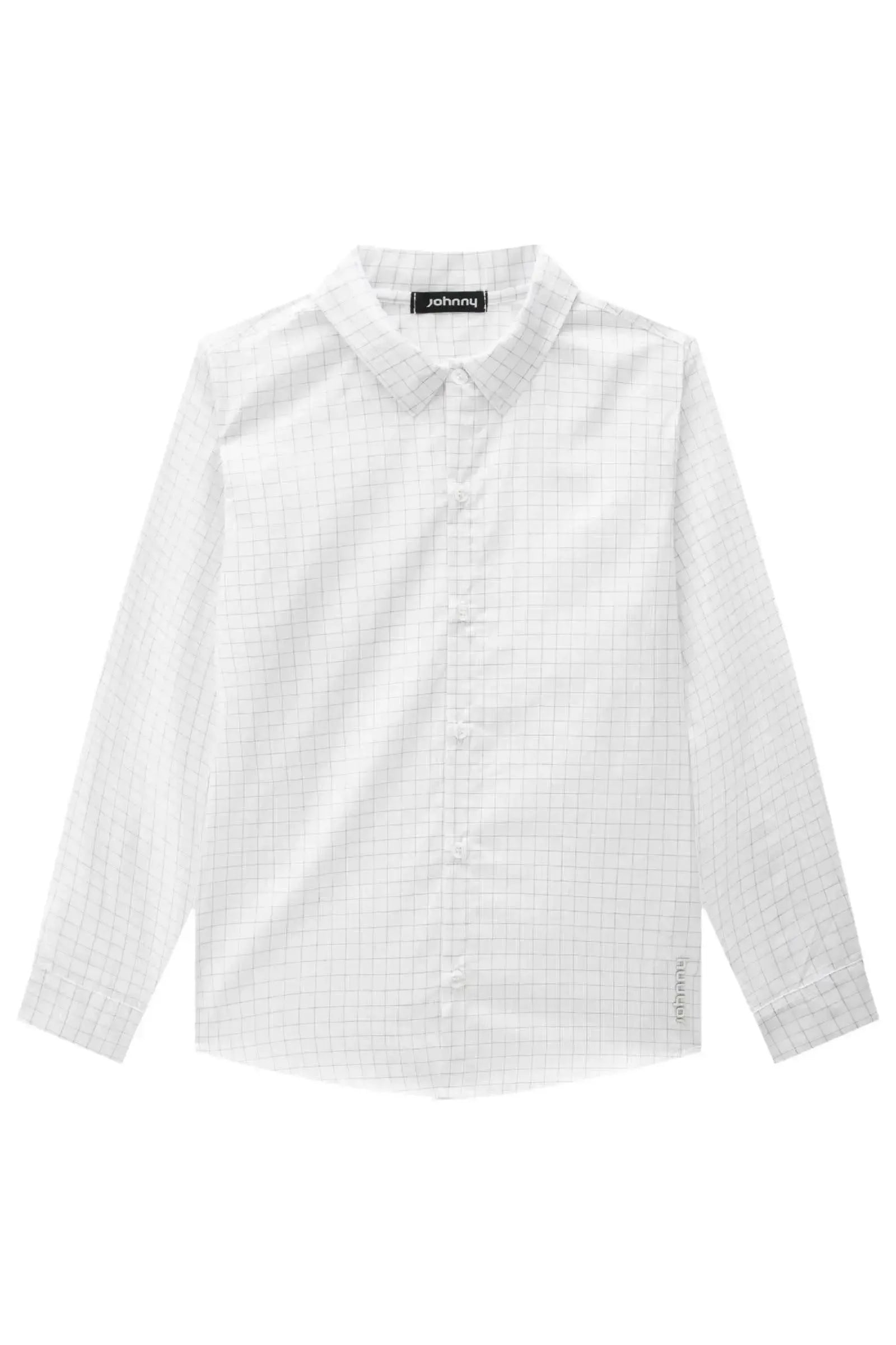 Camisa em Tricoline Urban Xadrez 90957 Johnny Fox Teen Menino