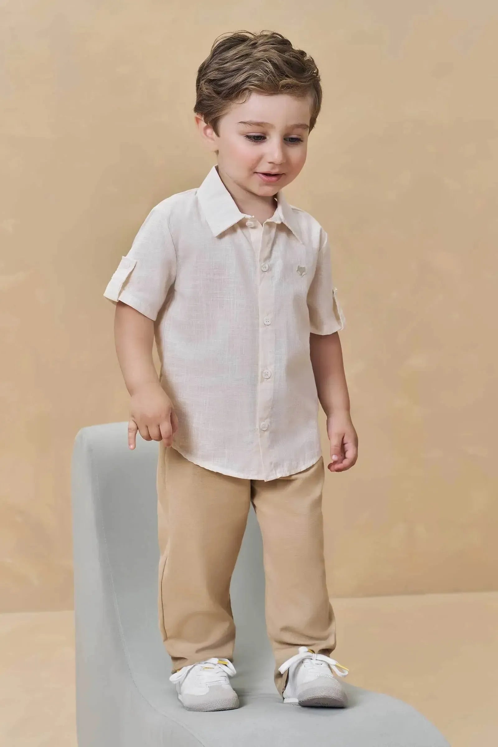 Camisa em Verano Chambray 94829 Johnny Fox Teen Menino