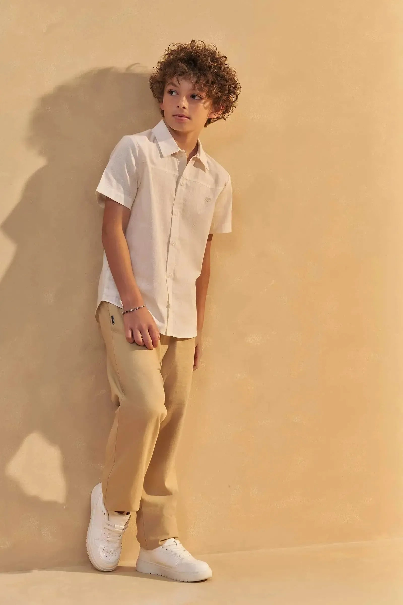 Camisa em Verano Chambray 96722 Johnny Fox Teen Menino
