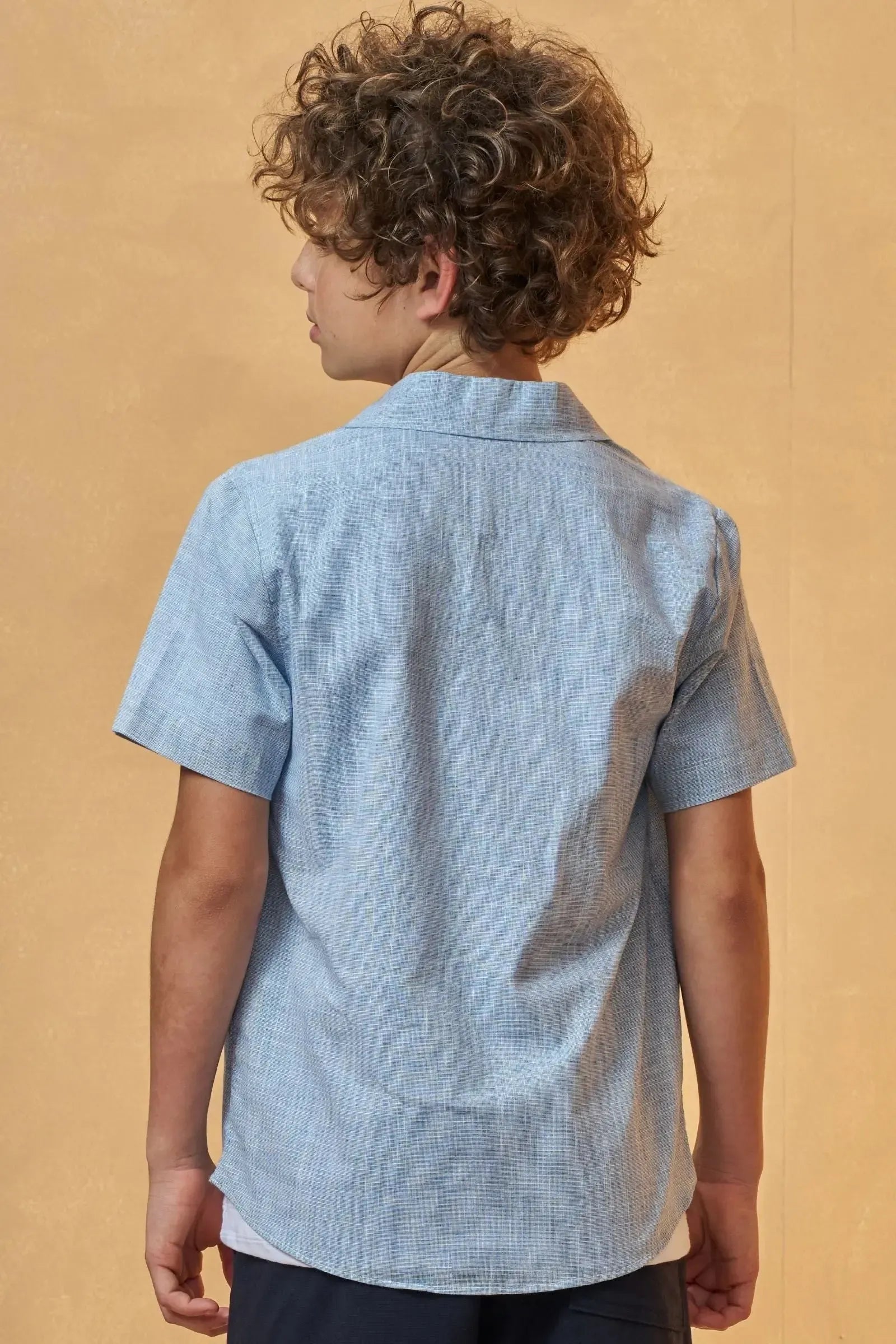Camisa em Verano Chambray 96722 Johnny Fox Teen Menino