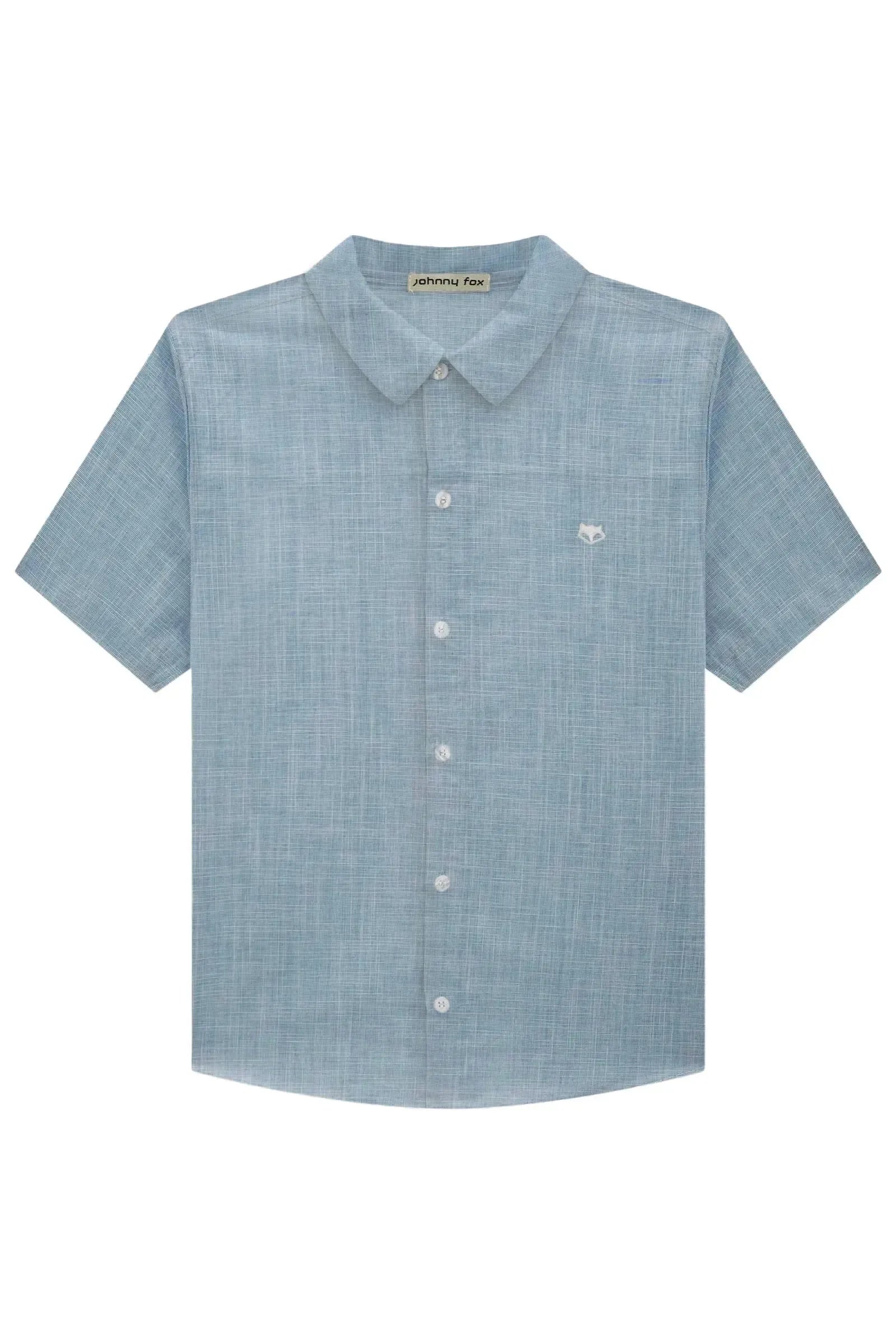Camisa em Verano Chambray 96722 Johnny Fox Teen Menino