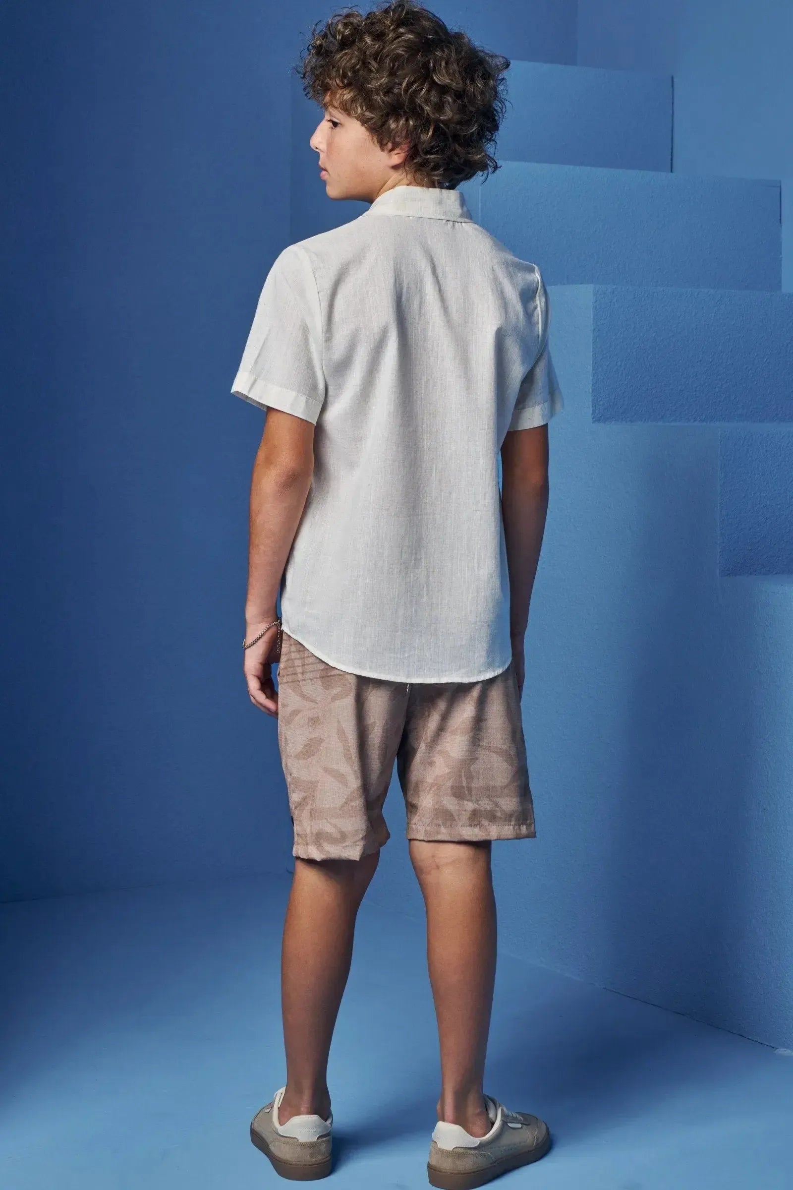 Camisa em Verano Linho 98845 Johnny Fox Teen Menino