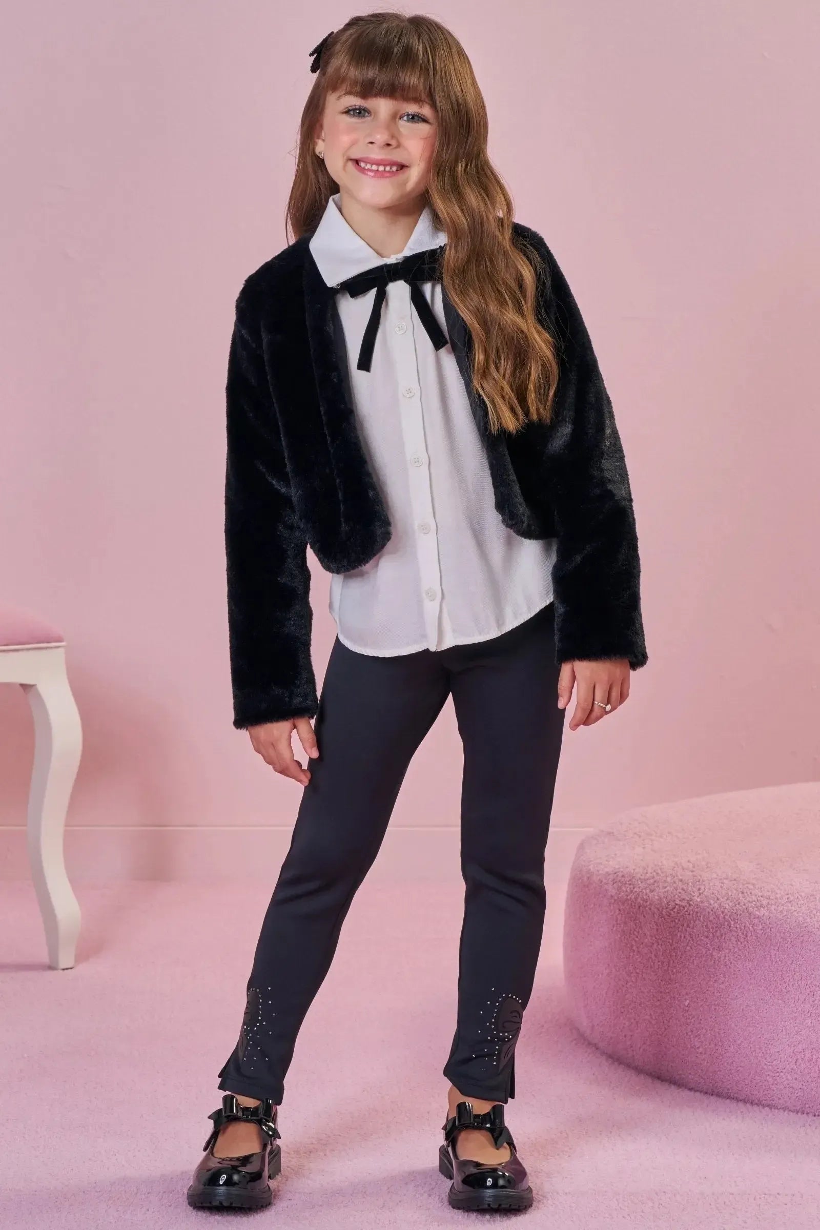 Camisa em Viscose 89441 Infanti Infantil Menina