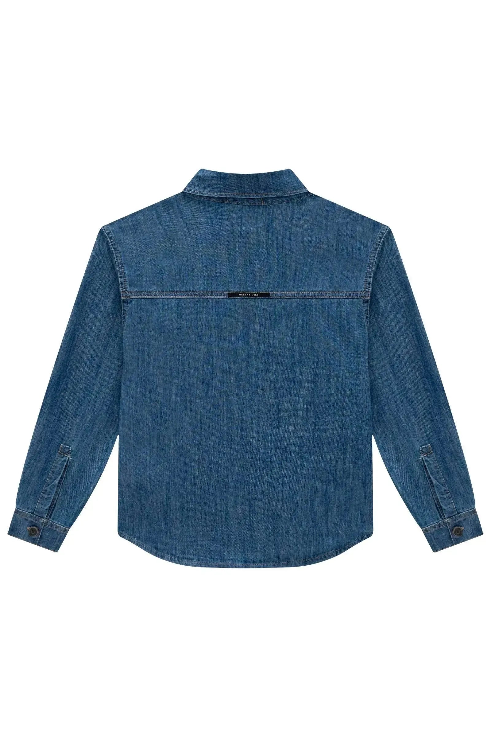 Camisa Over em Jeans Benicio 97164 Johnny Fox Teen Menino