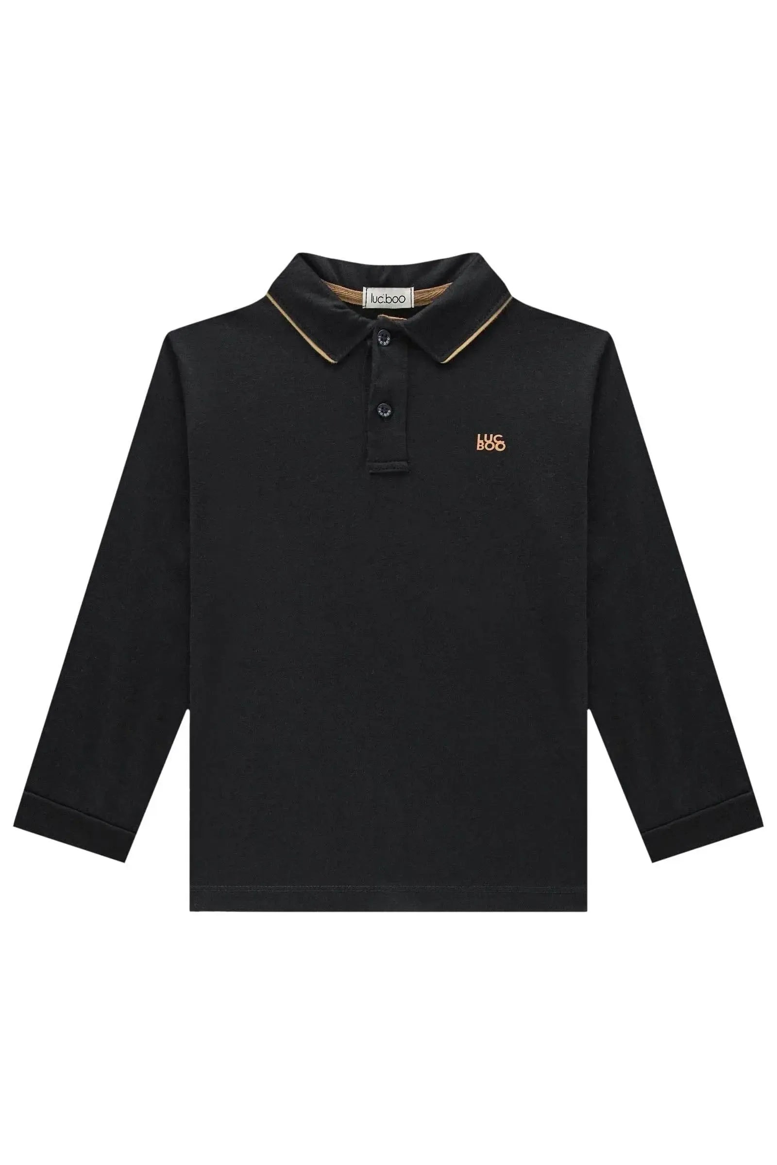 Camisa Polo em Meia Malha 89537 LucBoo Infantil Menino