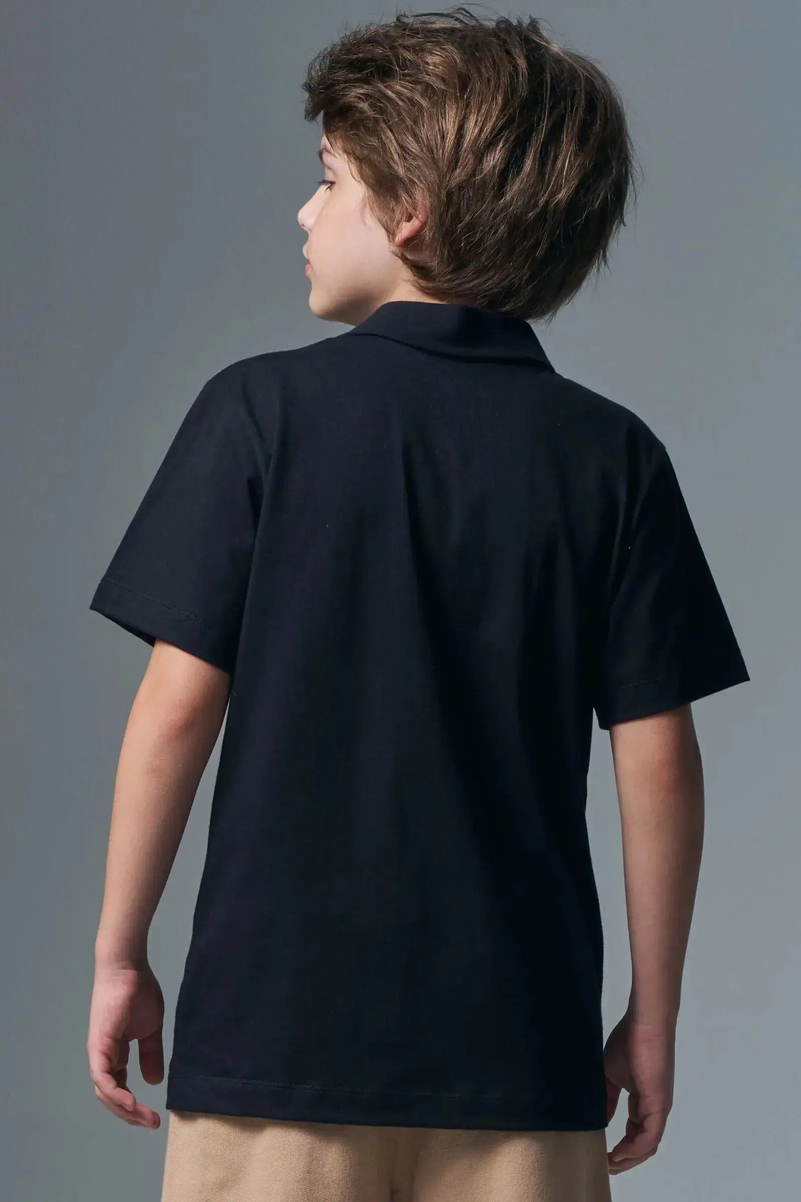 Camisa Polo em Meia Malha 94871 Johnny Fox Teen Menino