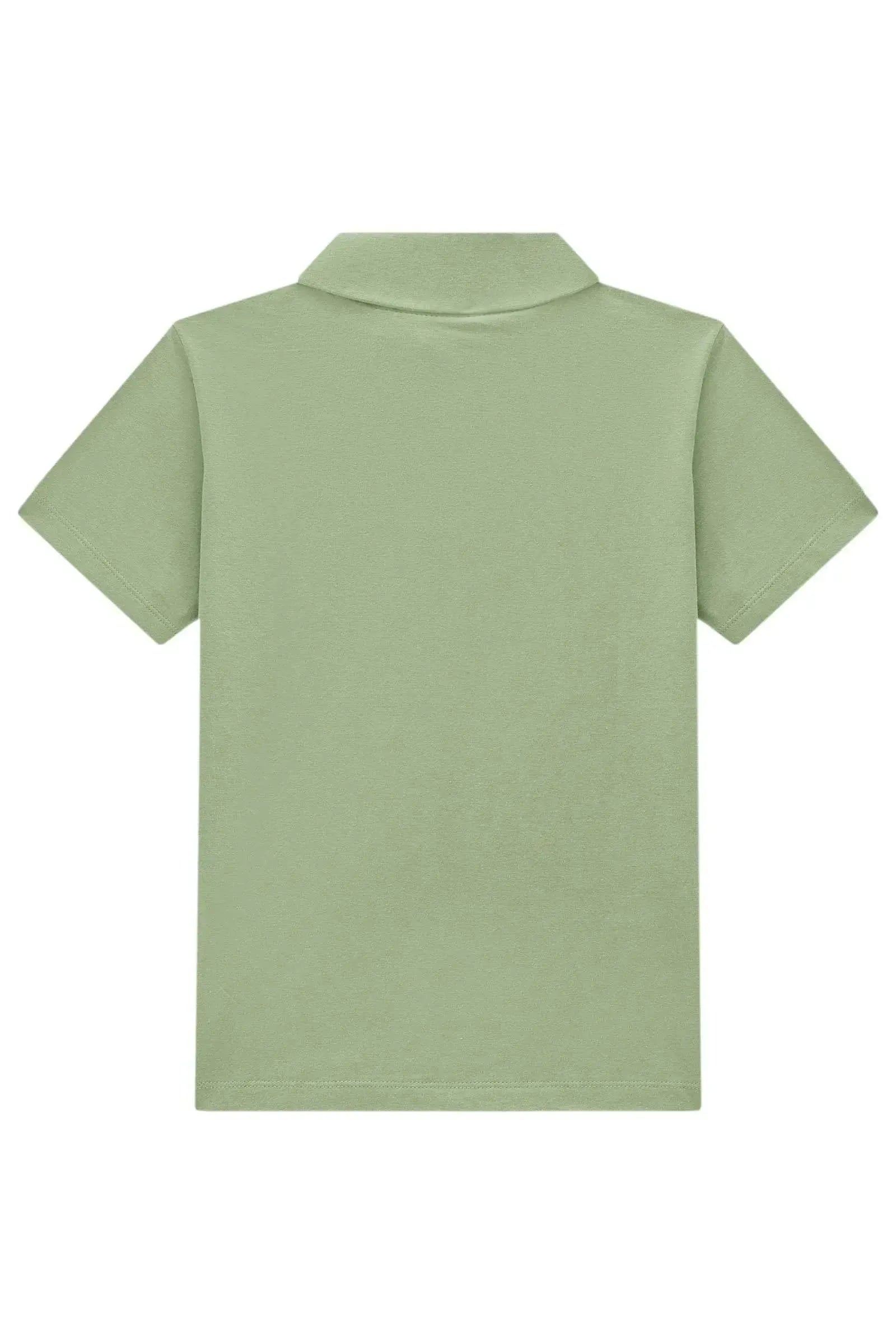 Camisa Polo em Meia Malha 94871 Johnny Fox Teen Menino