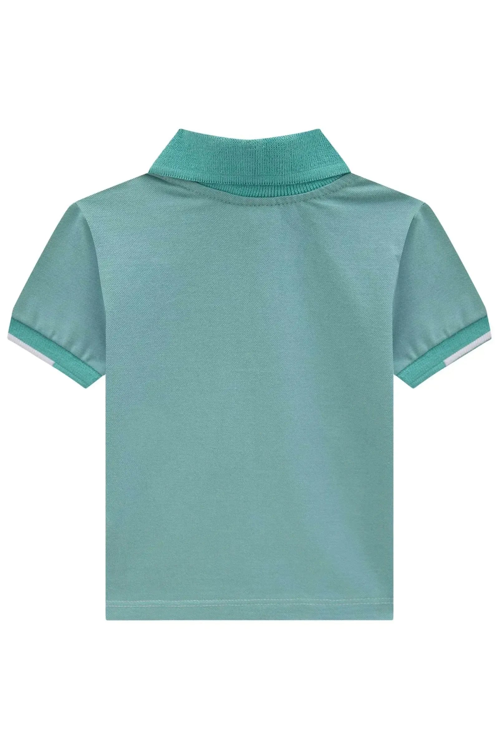 Camisa Polo em Piquet com Elastano 84271 Johnny Fox Bebê Menino