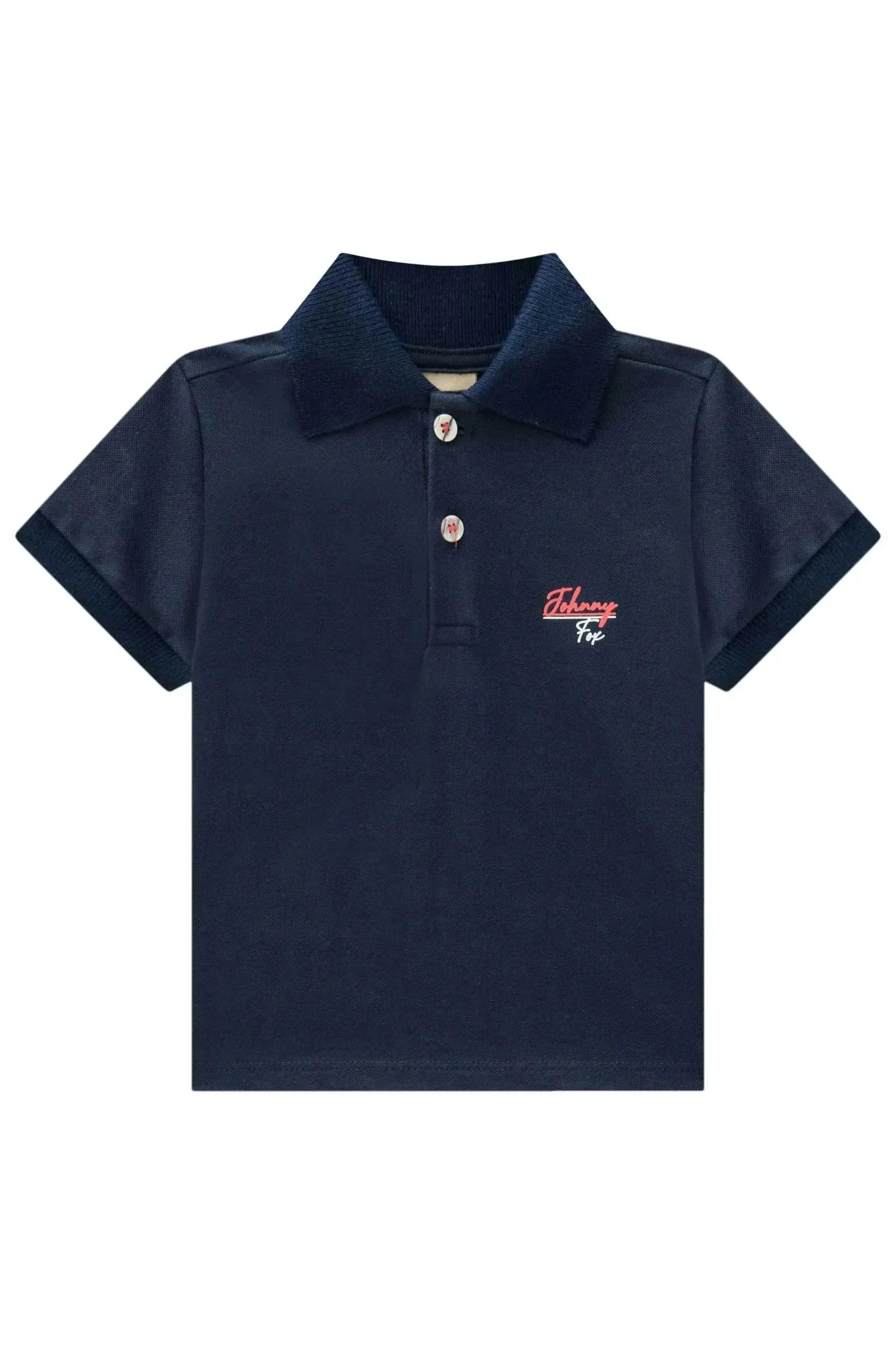 Camisa Polo em Piquet com Elastano 87679 Johnny Fox Bebê Menino