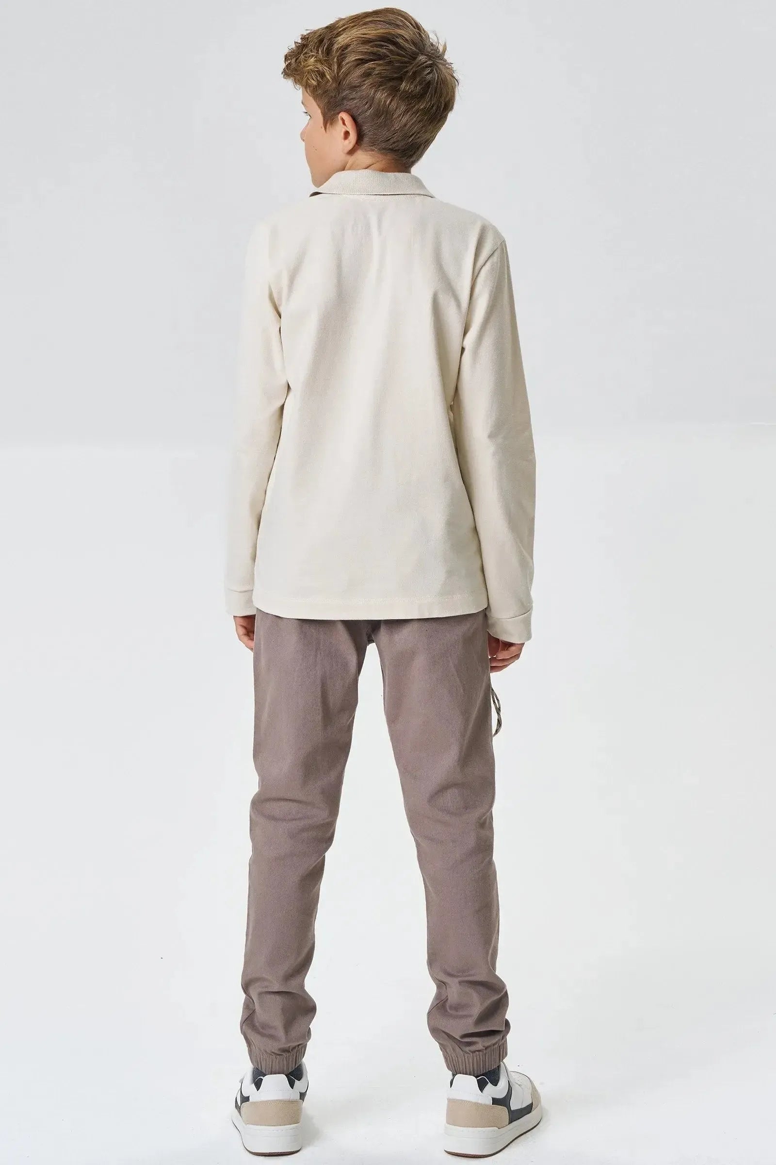 Camisa Polo em Piquet com Elastano 89372 Johnny Fox Teen Menino