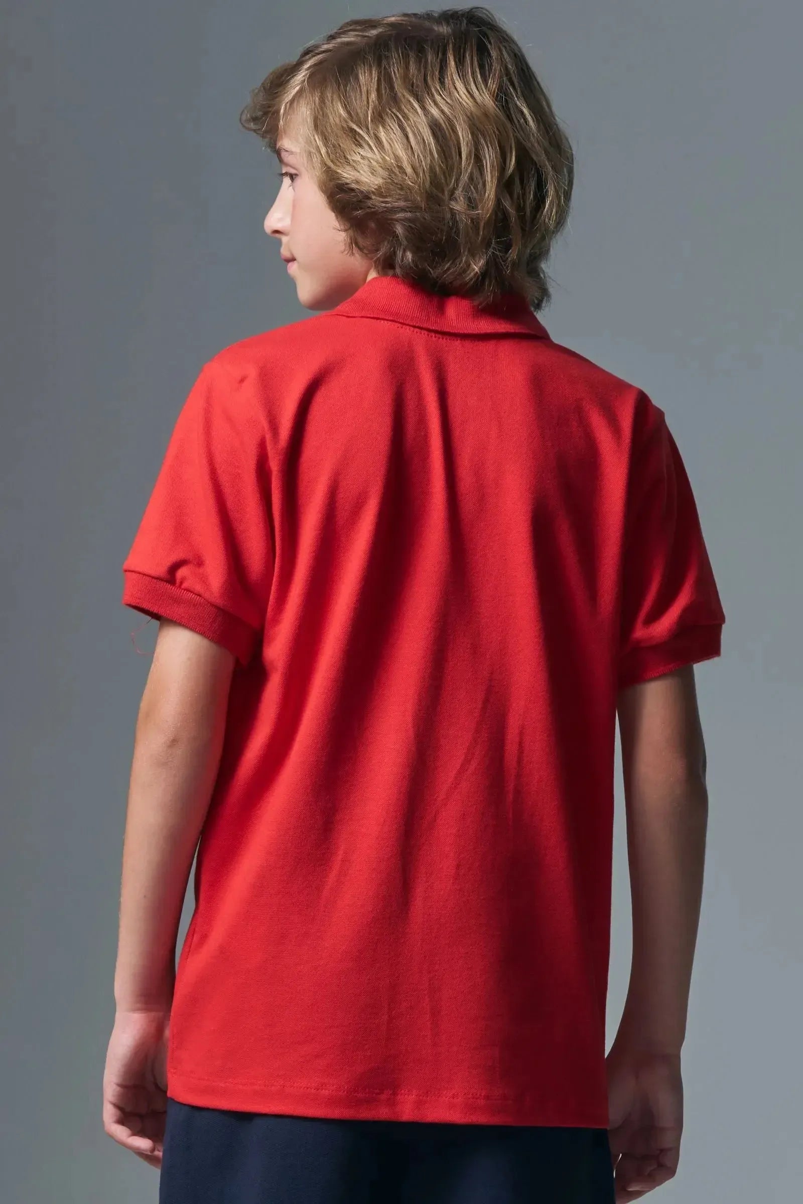 Camisa Polo em Piquet com Elastano 94466 Johnny Fox Teen Menino