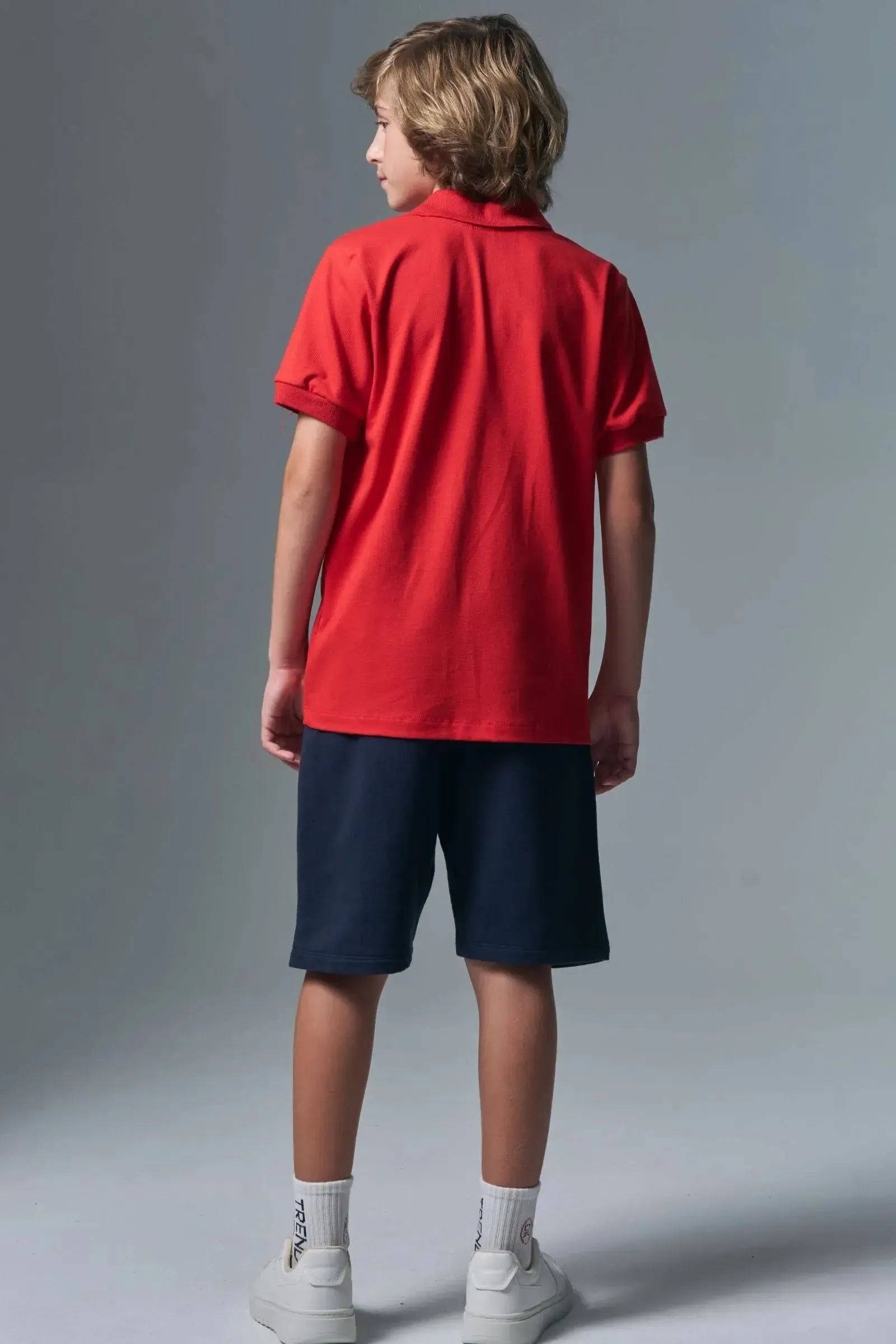 Camisa Polo em Piquet com Elastano 94466 Johnny Fox Teen Menino