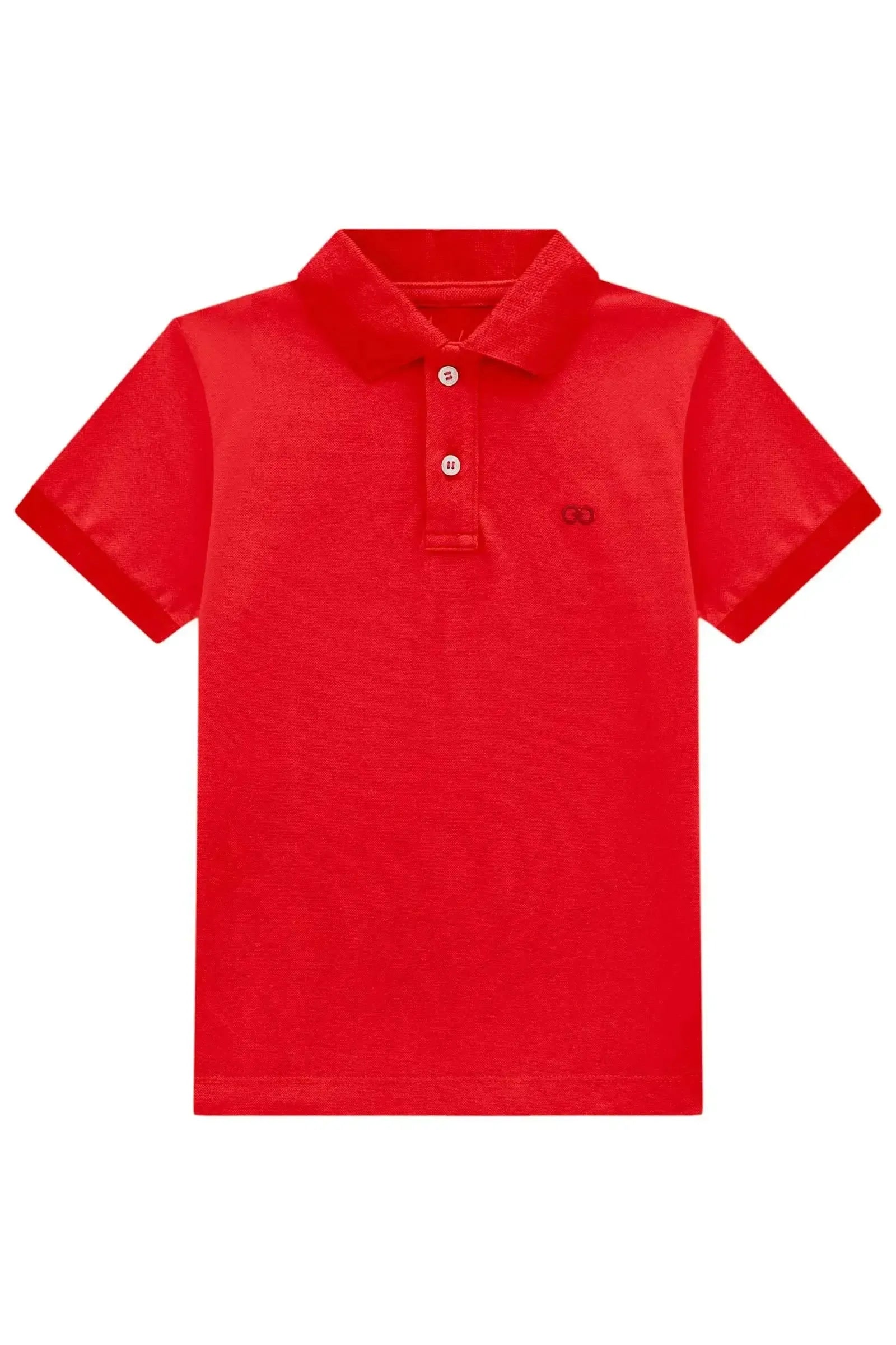 Camisa Polo em Piquet com Elastano 94544 LucBoo Infantil Menino