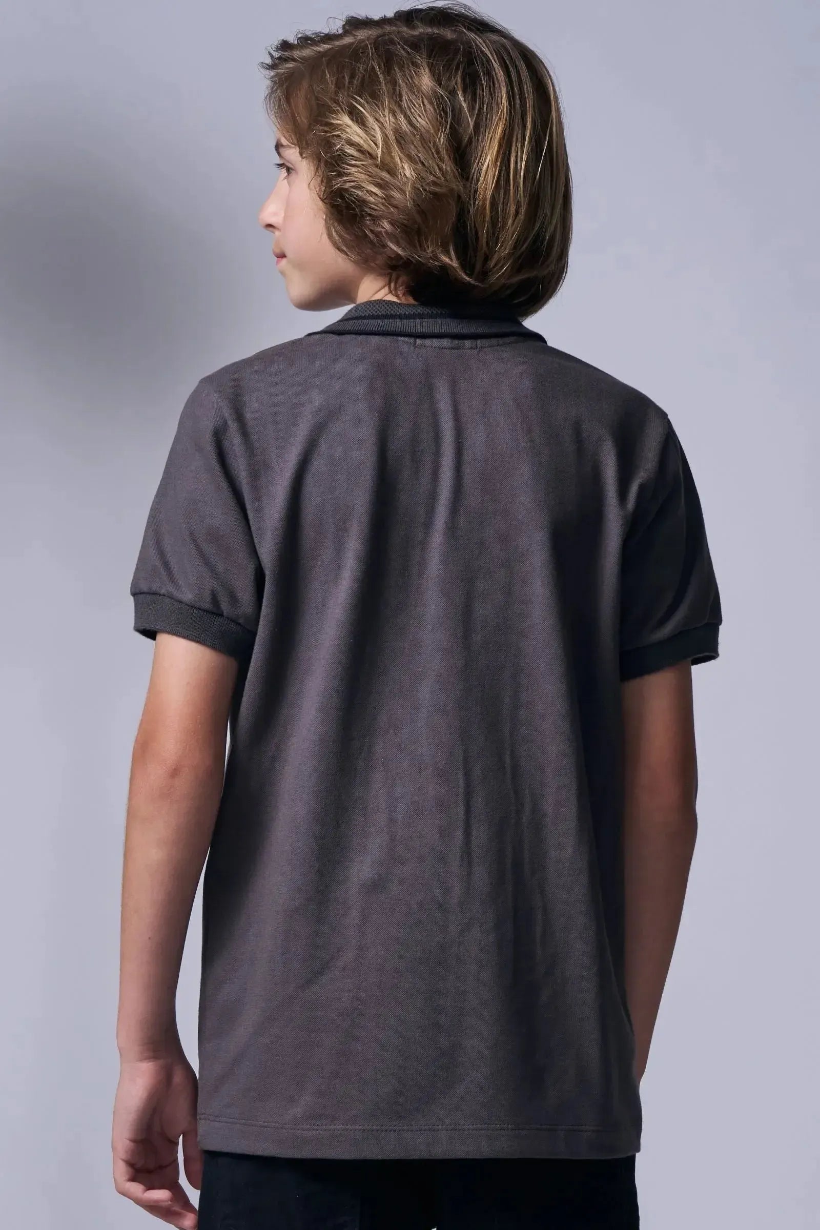 Camisa Polo em Piquet com Elastano 96037 Johnny Fox Teen Menino