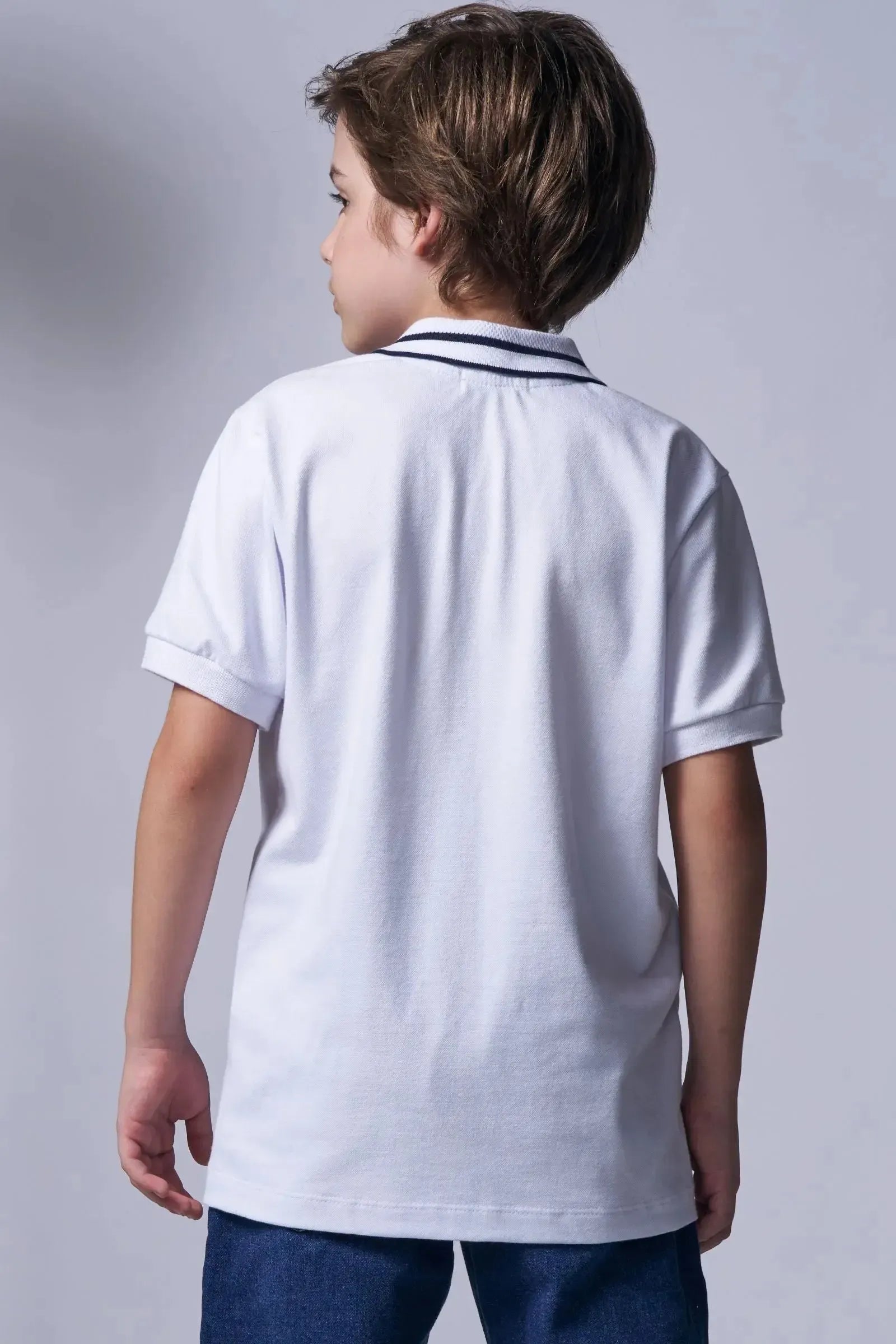 Camisa Polo em Piquet com Elastano 96037 Johnny Fox Teen Menino