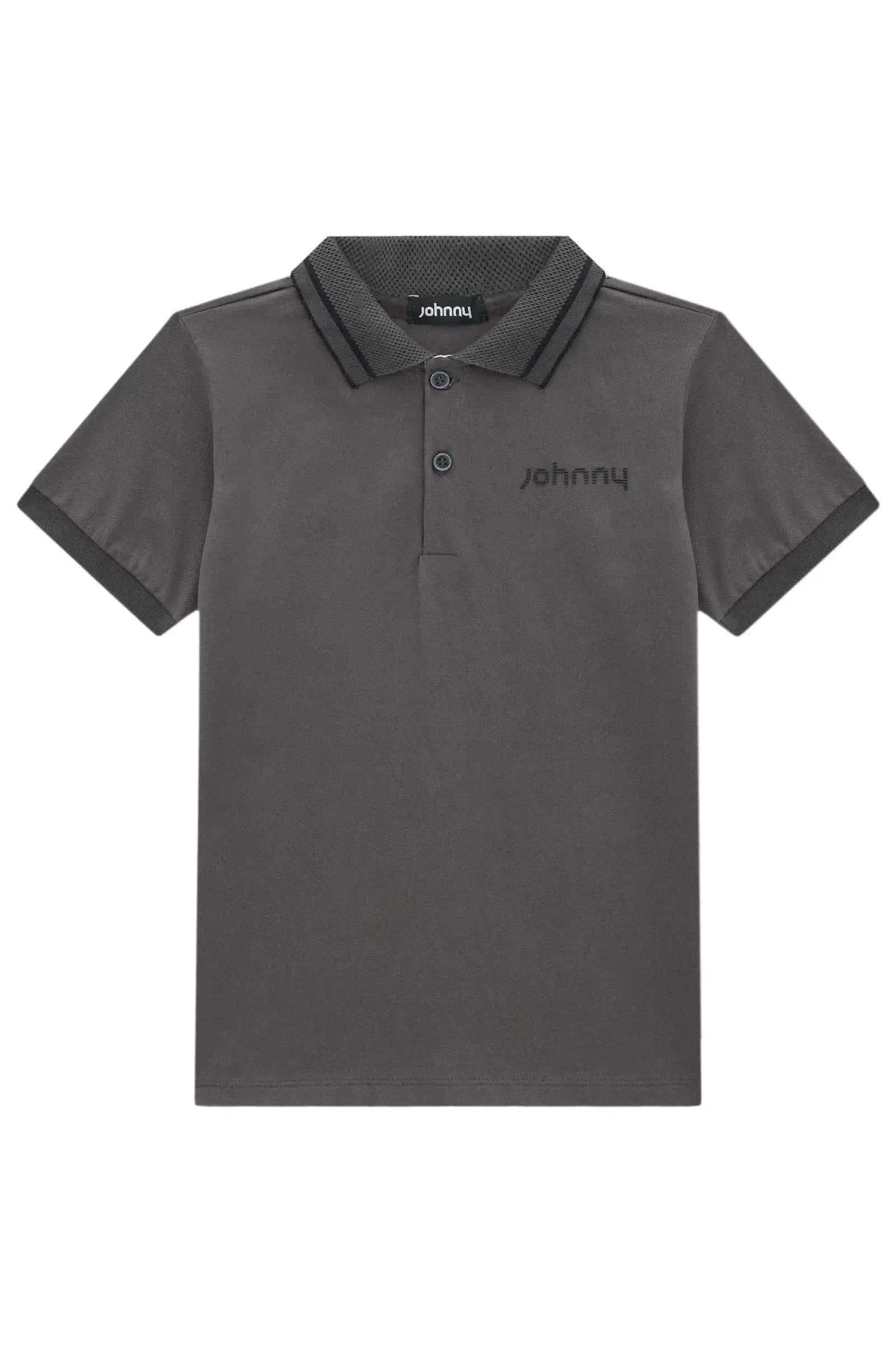 Camisa Polo em Piquet com Elastano 96037 Johnny Fox Teen Menino