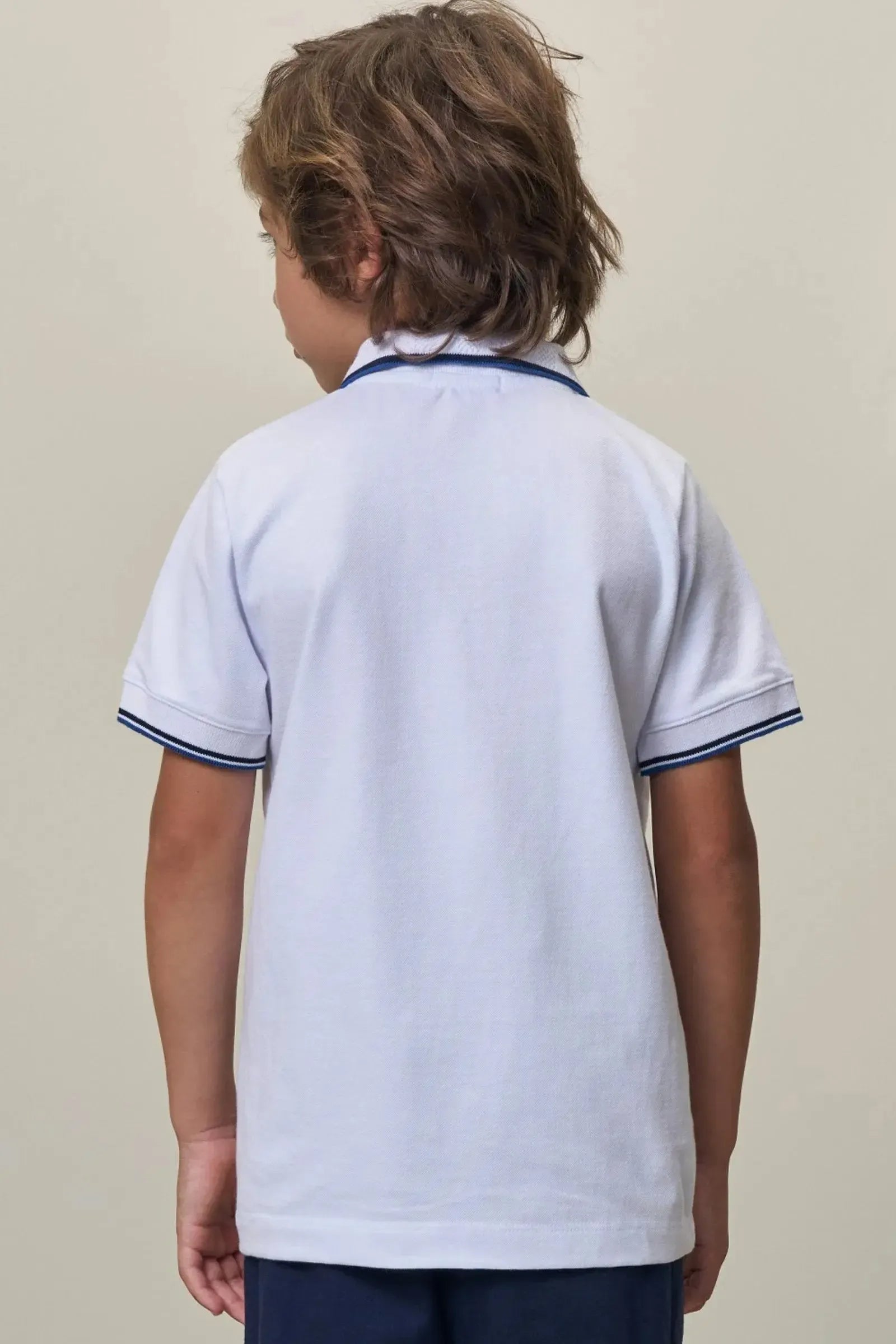 Camisa Polo em Piquet com Elastano 98419 LucBoo Infantil Menino
