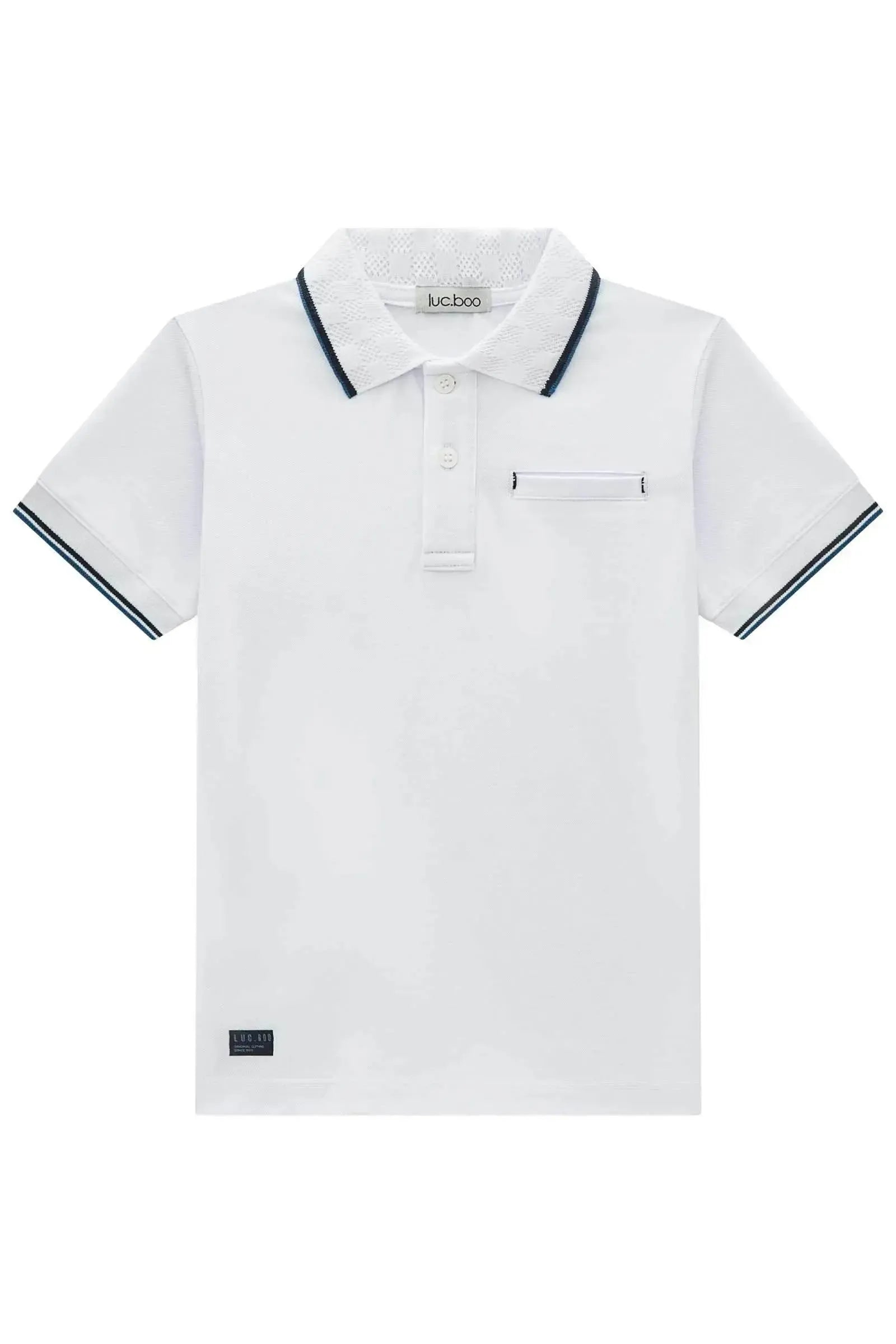 Camisa Polo em Piquet com Elastano 98419 LucBoo Infantil Menino