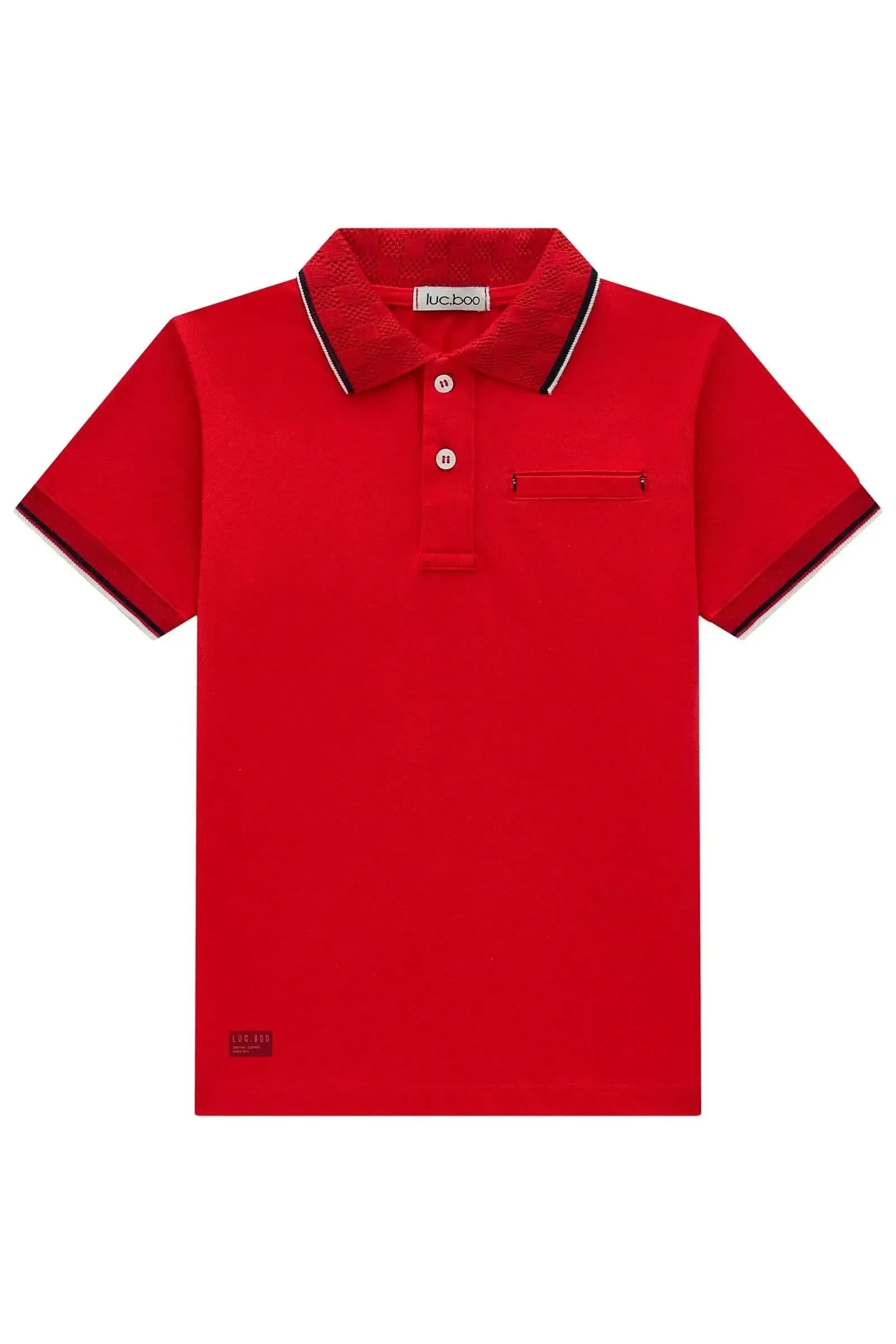 Camisa Polo em Piquet com Elastano 98419 LucBoo Infantil Menino