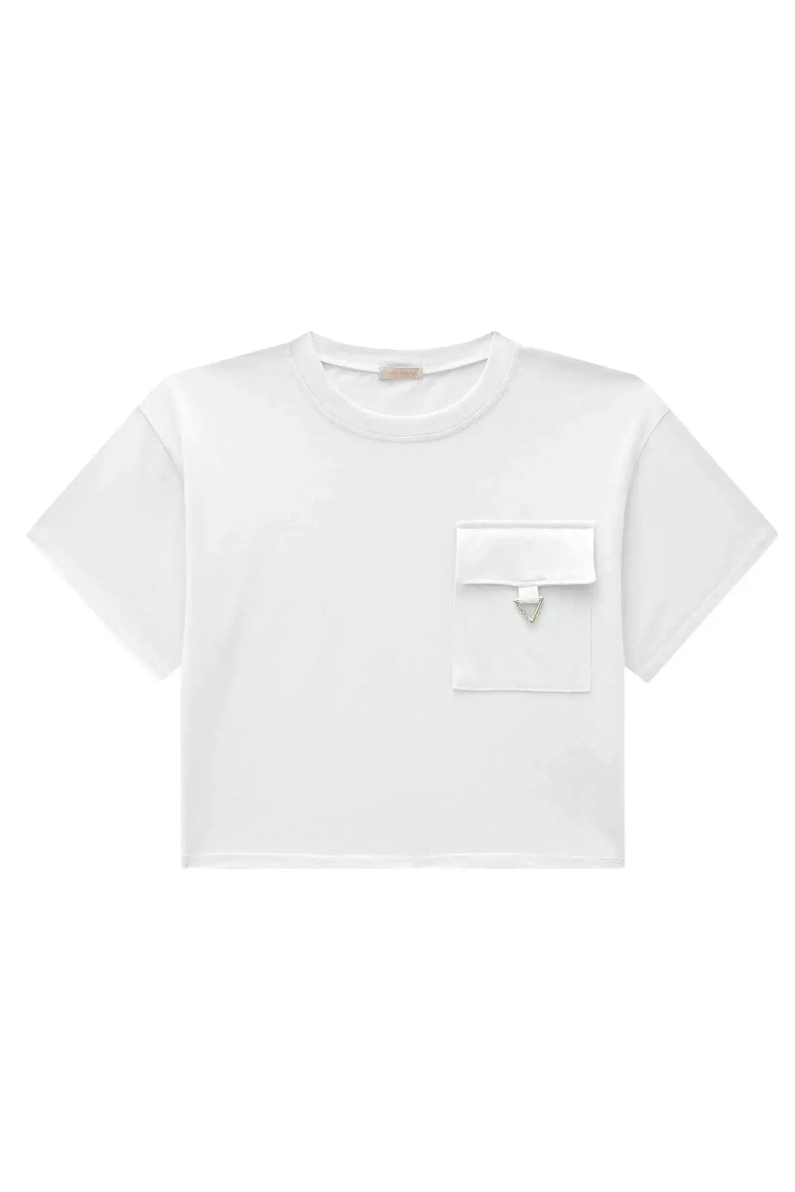 Camiseta Boxy Over em Meia Malha 82847 Vic&Vicky Teen Menina