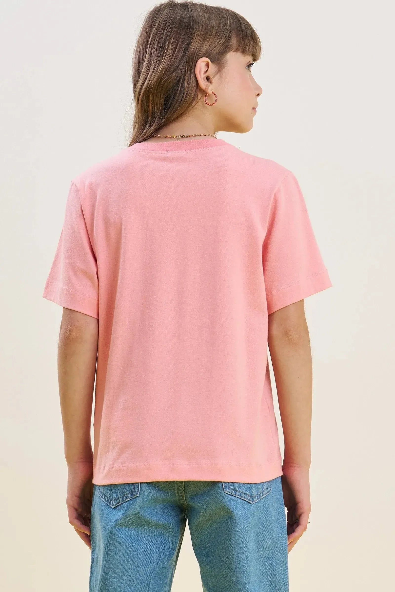 Camiseta Comfy em Meia Malha 82872 Vic&Vicky Teen Menina